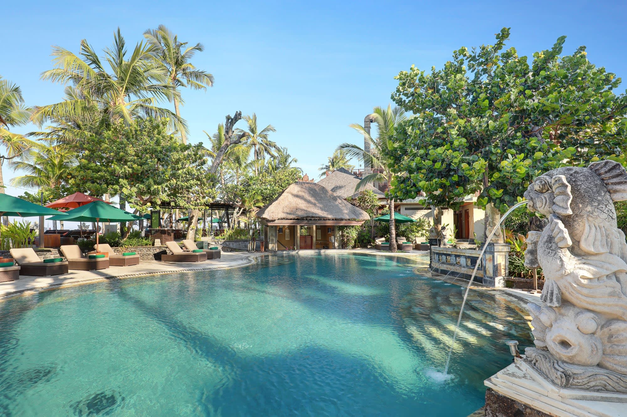 Legian Beach Hotel in Süd-Bali: Legian Beach Coco Swimming Pool
