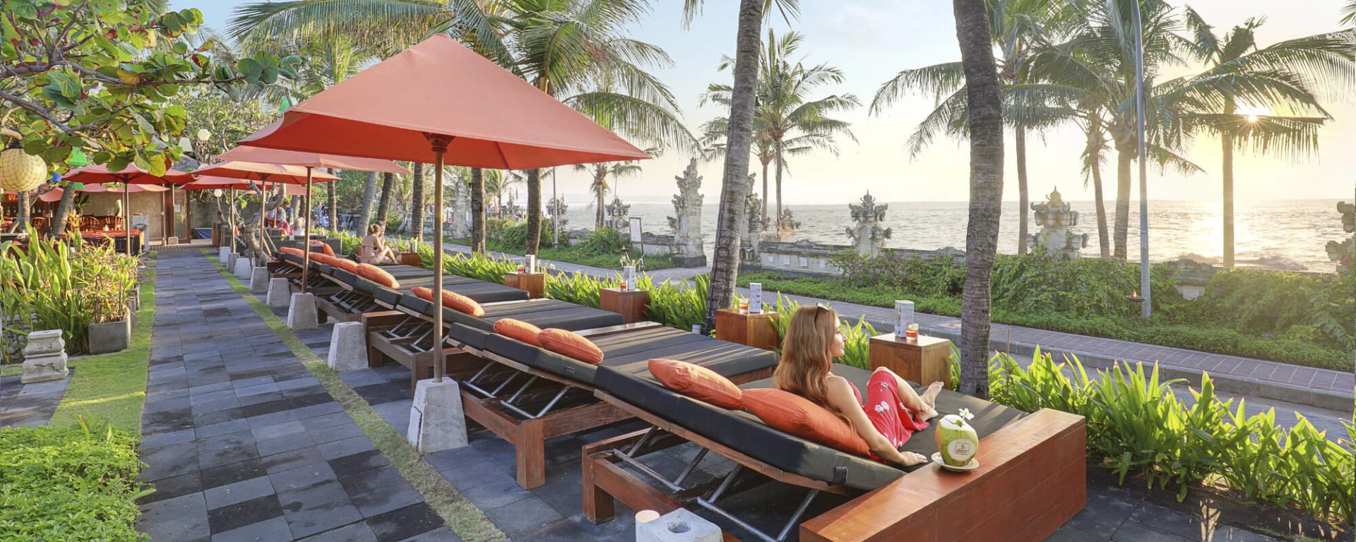 Legian Beach Hotel in Süd-Bali: Legian Beach Ole Beach Lounge