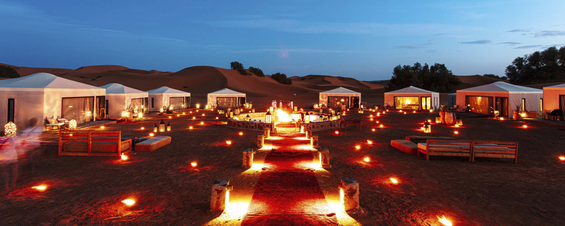 Sahara Erg Chebbi | Merzouga Luxury Camp in Sahara Wüste | Drâa-Tal: Sahara Erg Chebbi Luxury Camp