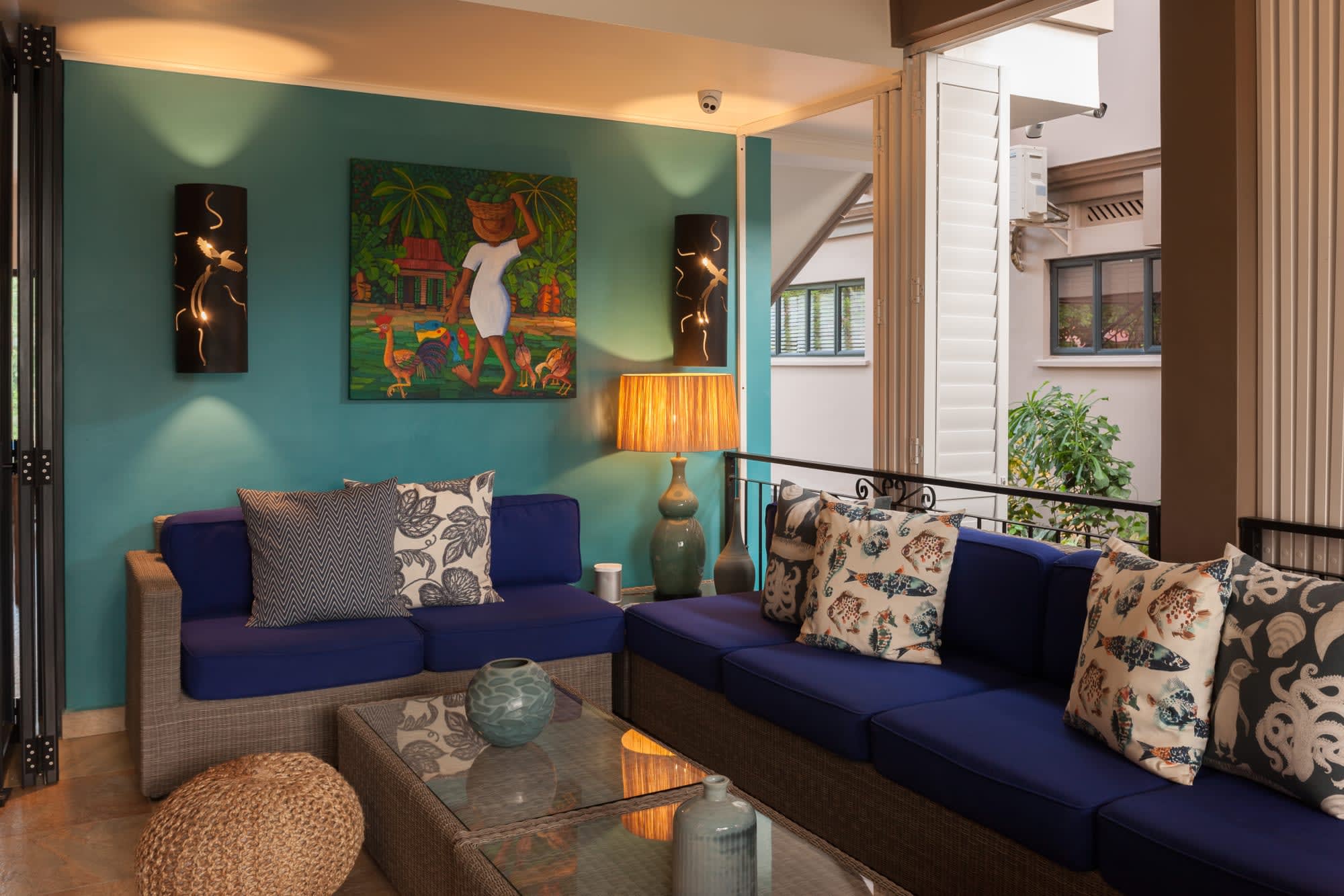 Le Repaire Boutique Hotel in La Digue:  Le Repaire Boutique Hotel - Lounge
