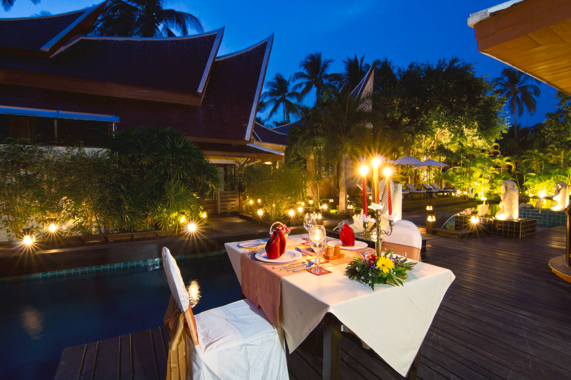 Santhiya Koh Chang Resort in Ko Chang & Umgebung: Thailand Santhiya Tree Koh Chang Resort Private Dinner