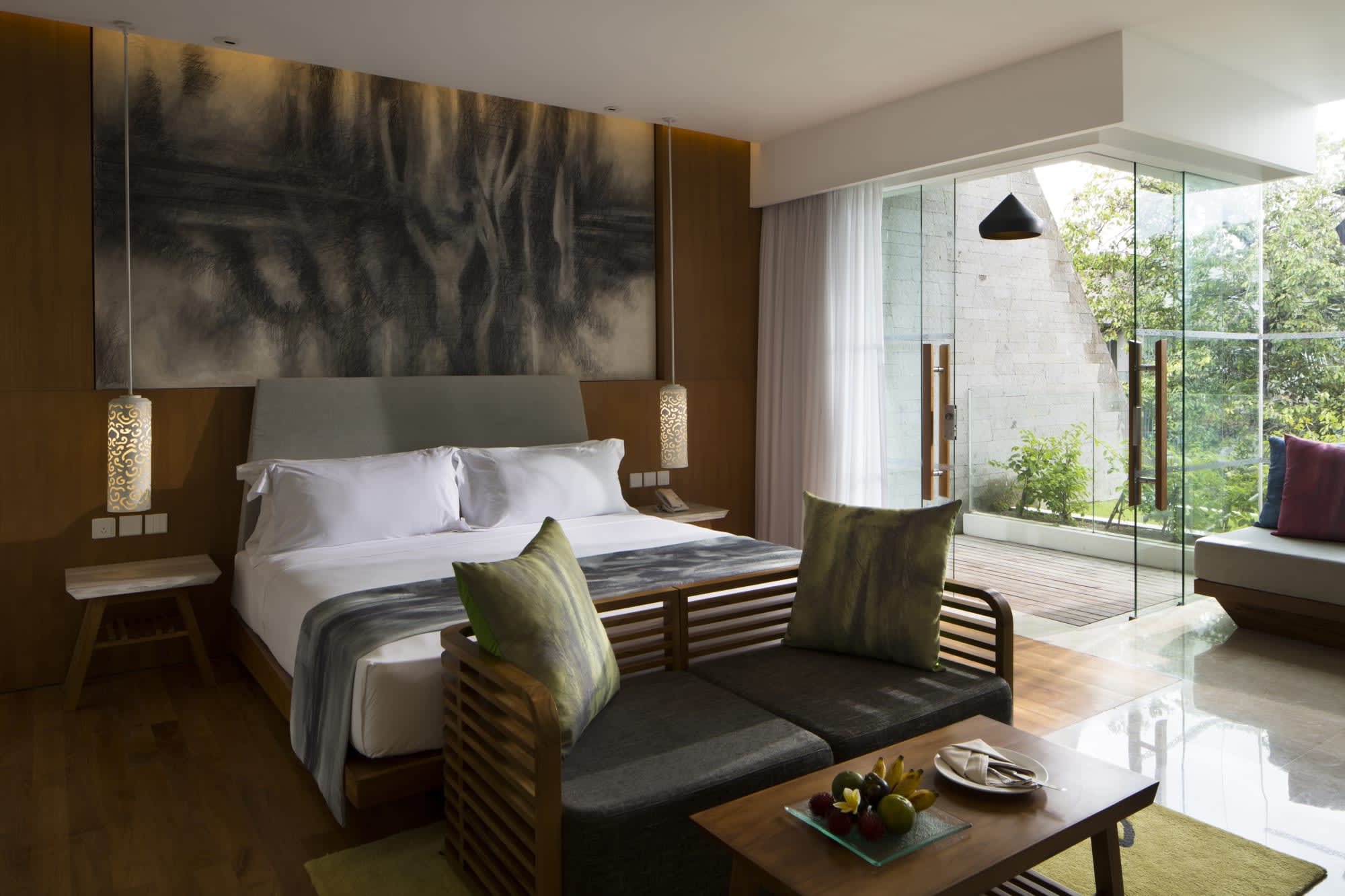 Maya Sanur Resort & Spa in Süd-Bali: Maya Sanur Resort and Spa Deluxe Gartenblick Zimmer