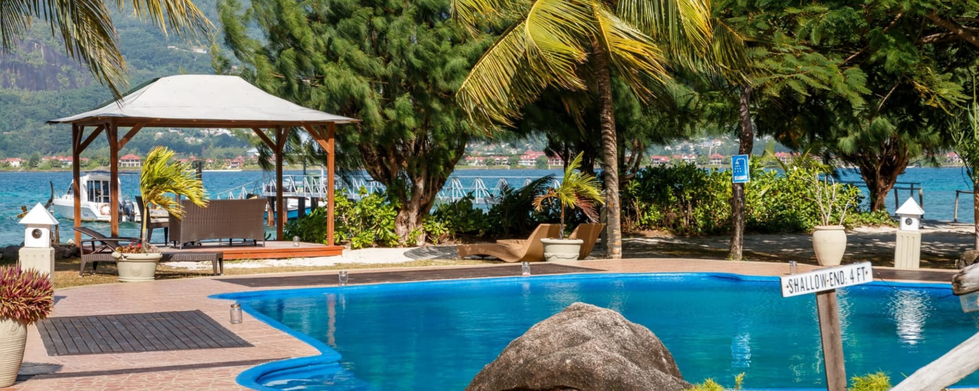 L´Habitation Cerf Island Hotel in Outer Islands:  Seychellen L Habitation Cerf Island Pool