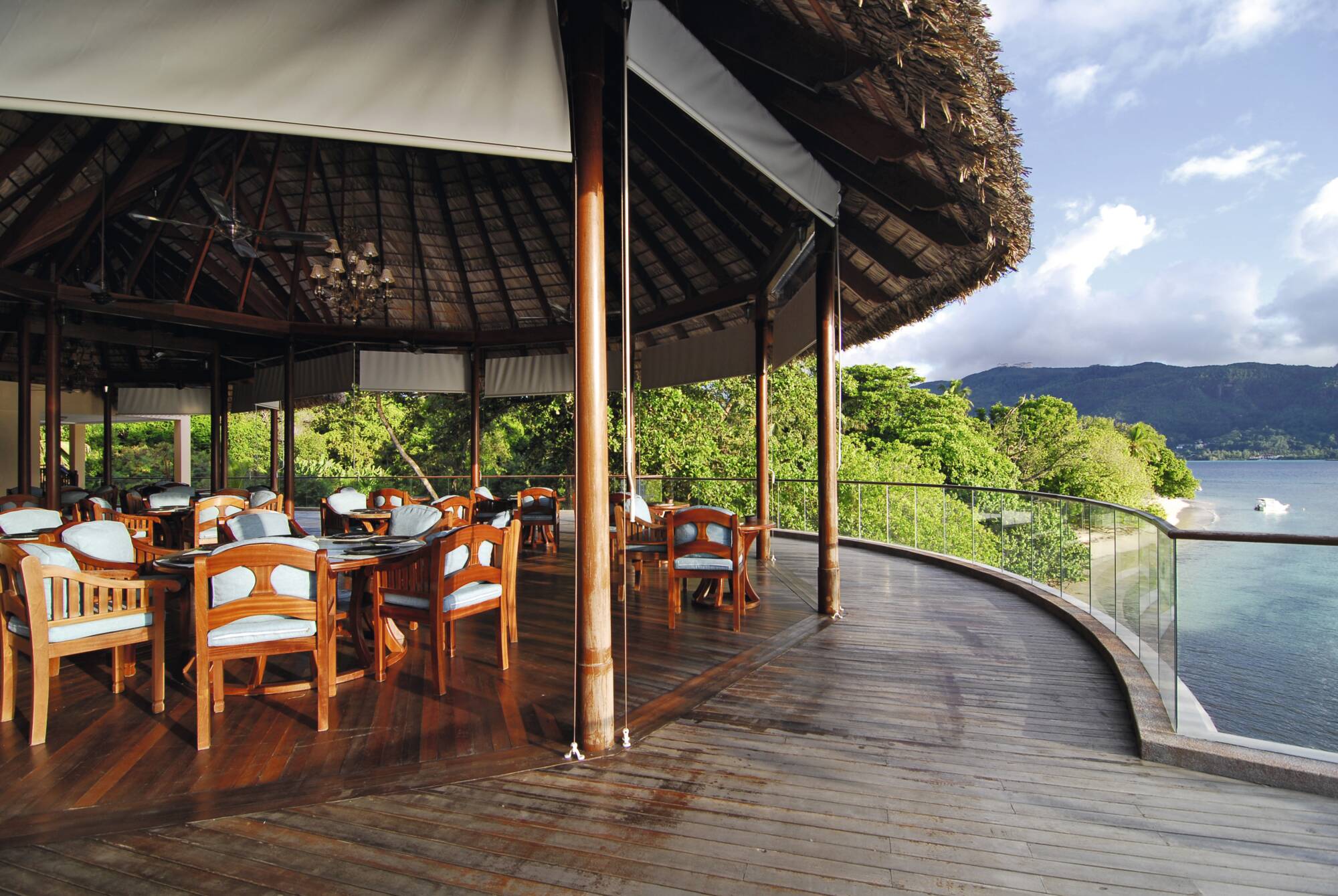 L´Habitation Cerf Island Hotel in Outer Islands:  Seychellen Cerf Island Resort Restaurant