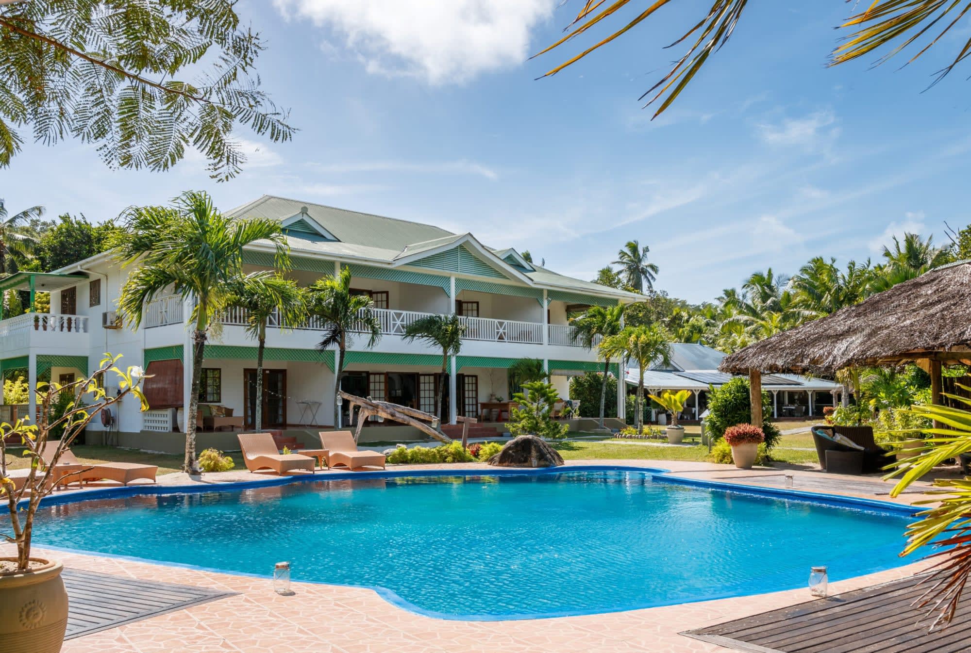 L´Habitation Cerf Island Hotel in Outer Islands:  Seychellen L Habitation Cerf Island Pool