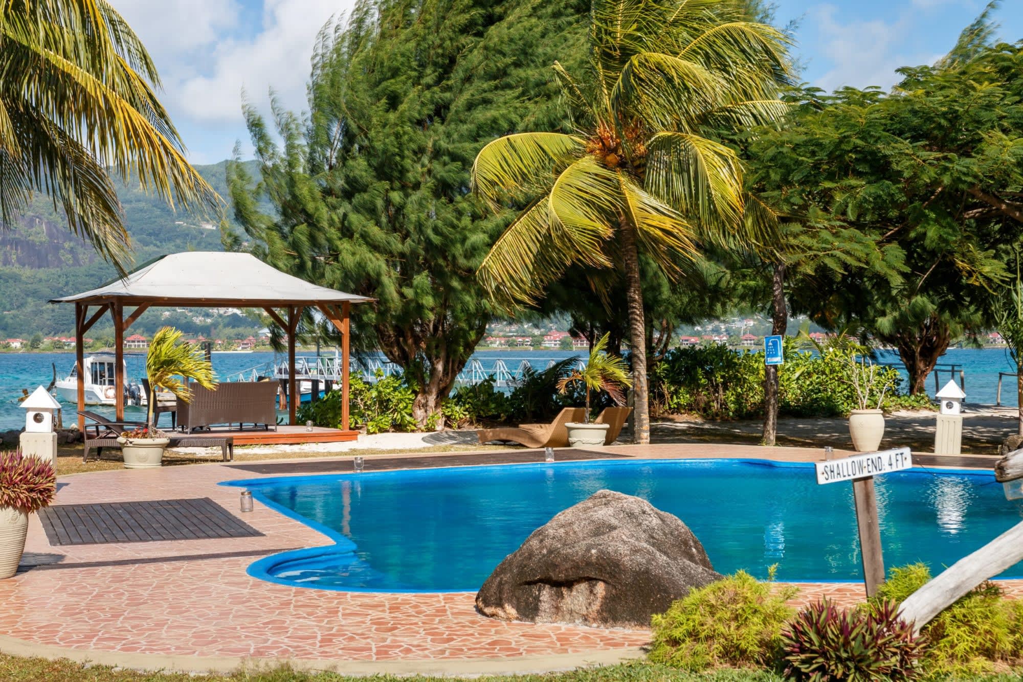 L´Habitation Cerf Island Hotel in Outer Islands:  Seychellen L Habitation Cerf Island Pool