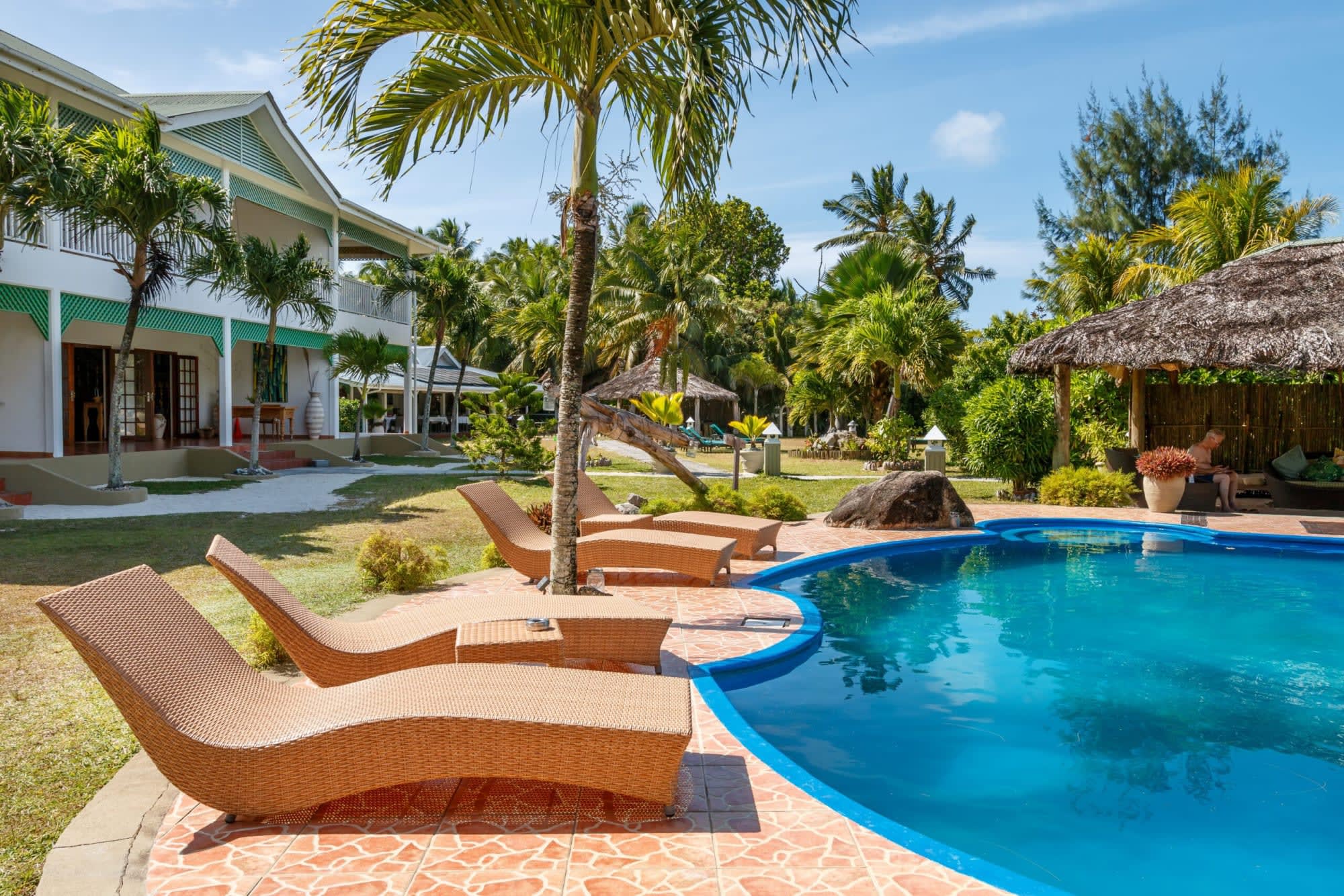 L´Habitation Cerf Island Hotel in Outer Islands:  Seychellen L Habitation Cerf Island Pool