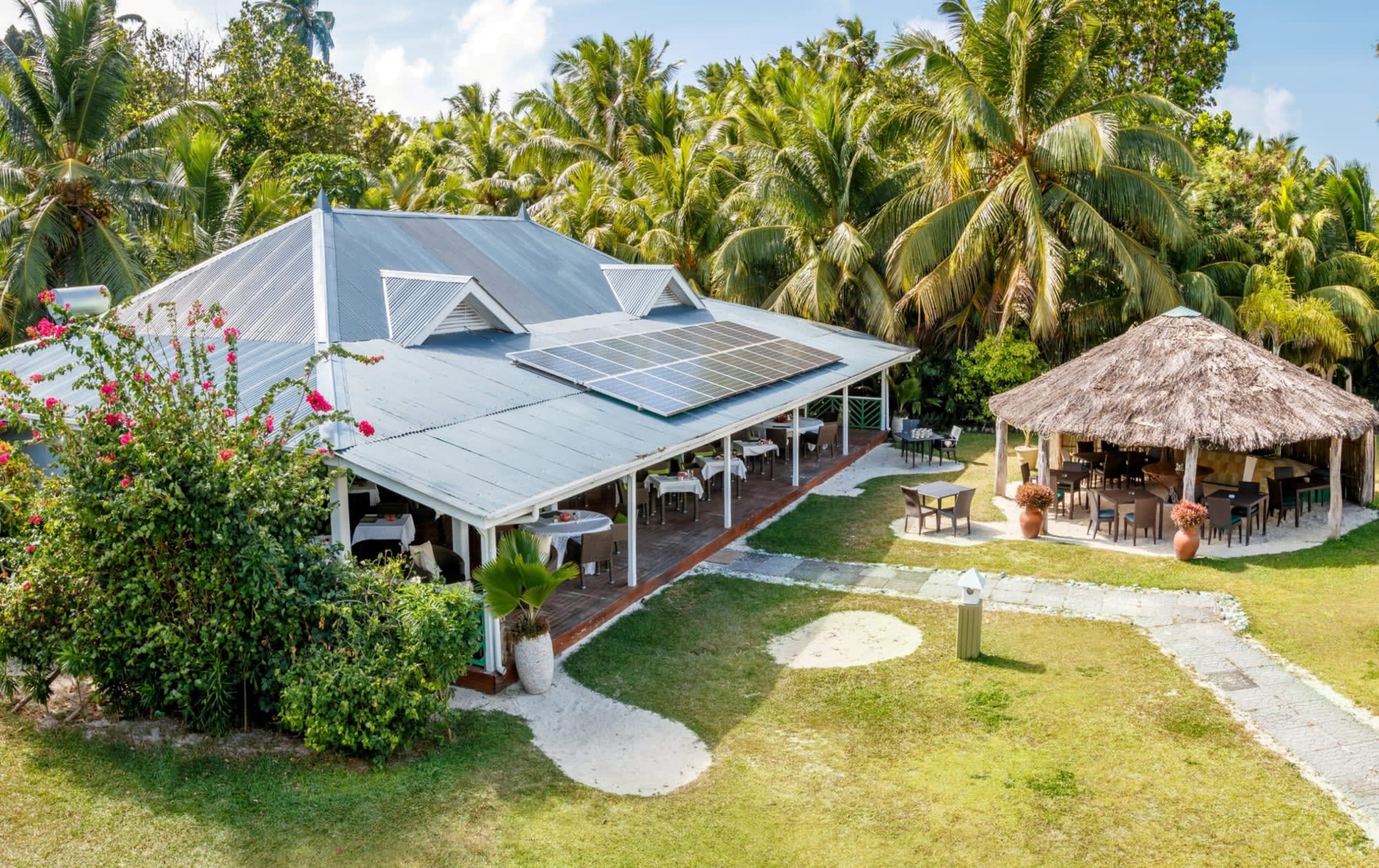 L´Habitation Cerf Island Hotel in Outer Islands:  Seychellen L Habitation Cerf Island Restaurant