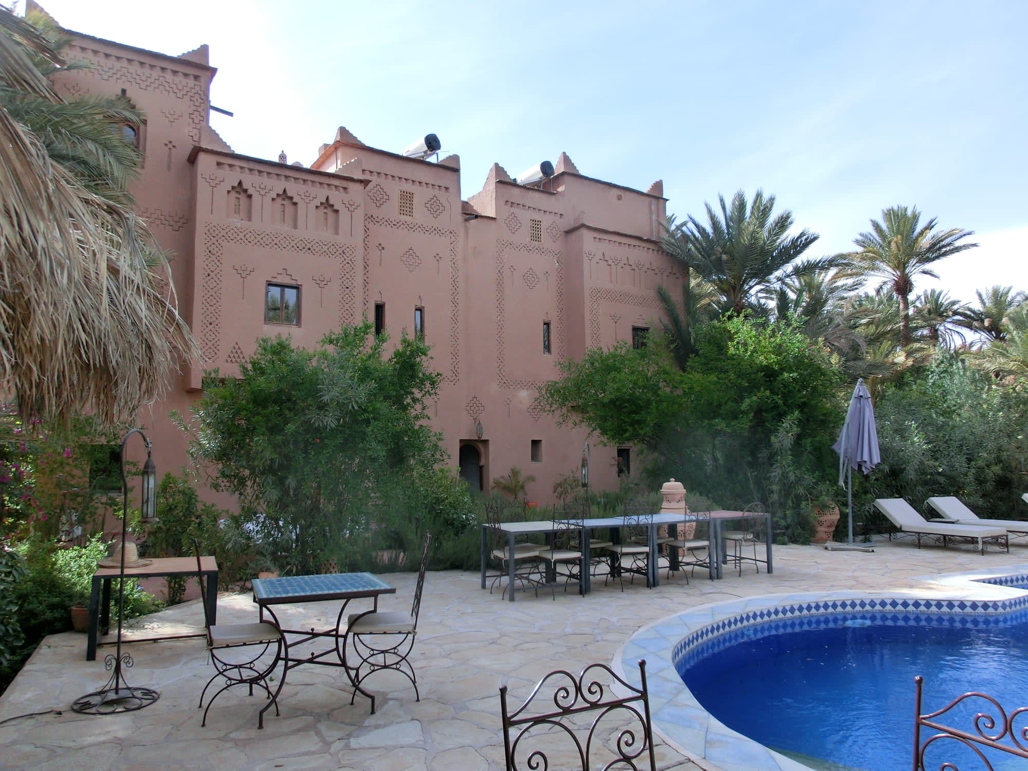 Kasbah Azul in Sahara Wüste | Drâa-Tal: Marokko Kasbah Azul