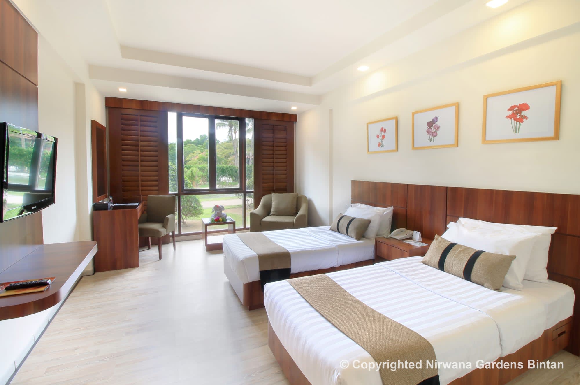 Nirwana Resort Hotel Bintan: Singapur Nirwana Resort Hotel Bintan Deluxe Zimmer