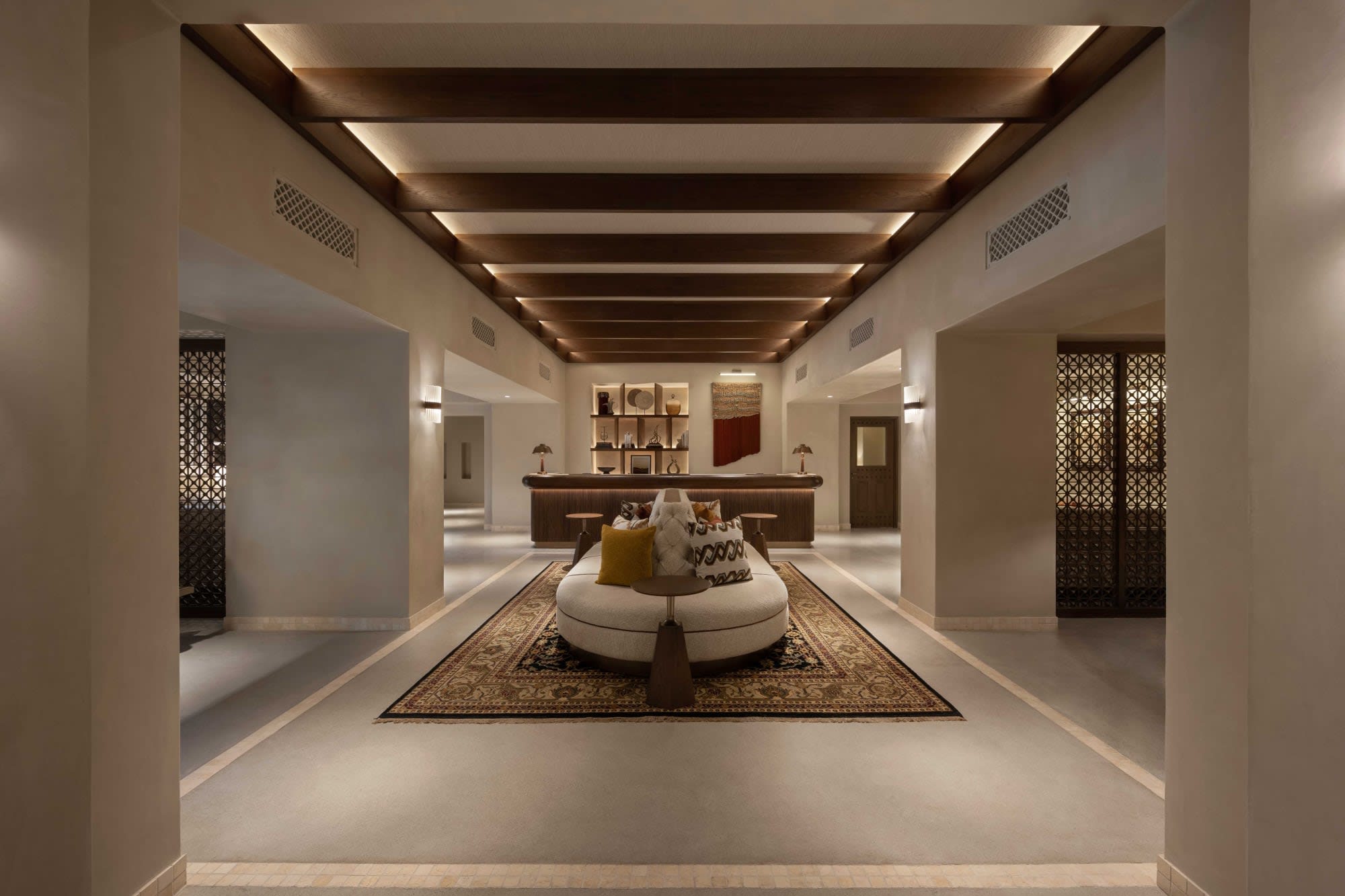 Bab al Shams Desert Resort & Spa in Dubai: Bab al Shams Desert Resort and Spa - Rezeption