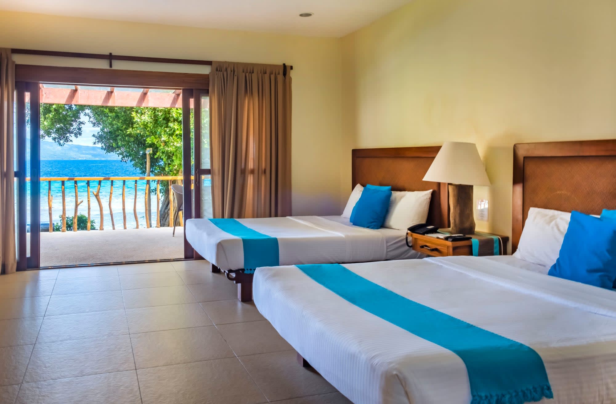 Bluewater Sumilon Island Resort in Cebu: Bluewater Sumilon Island Deluxe Zimmer