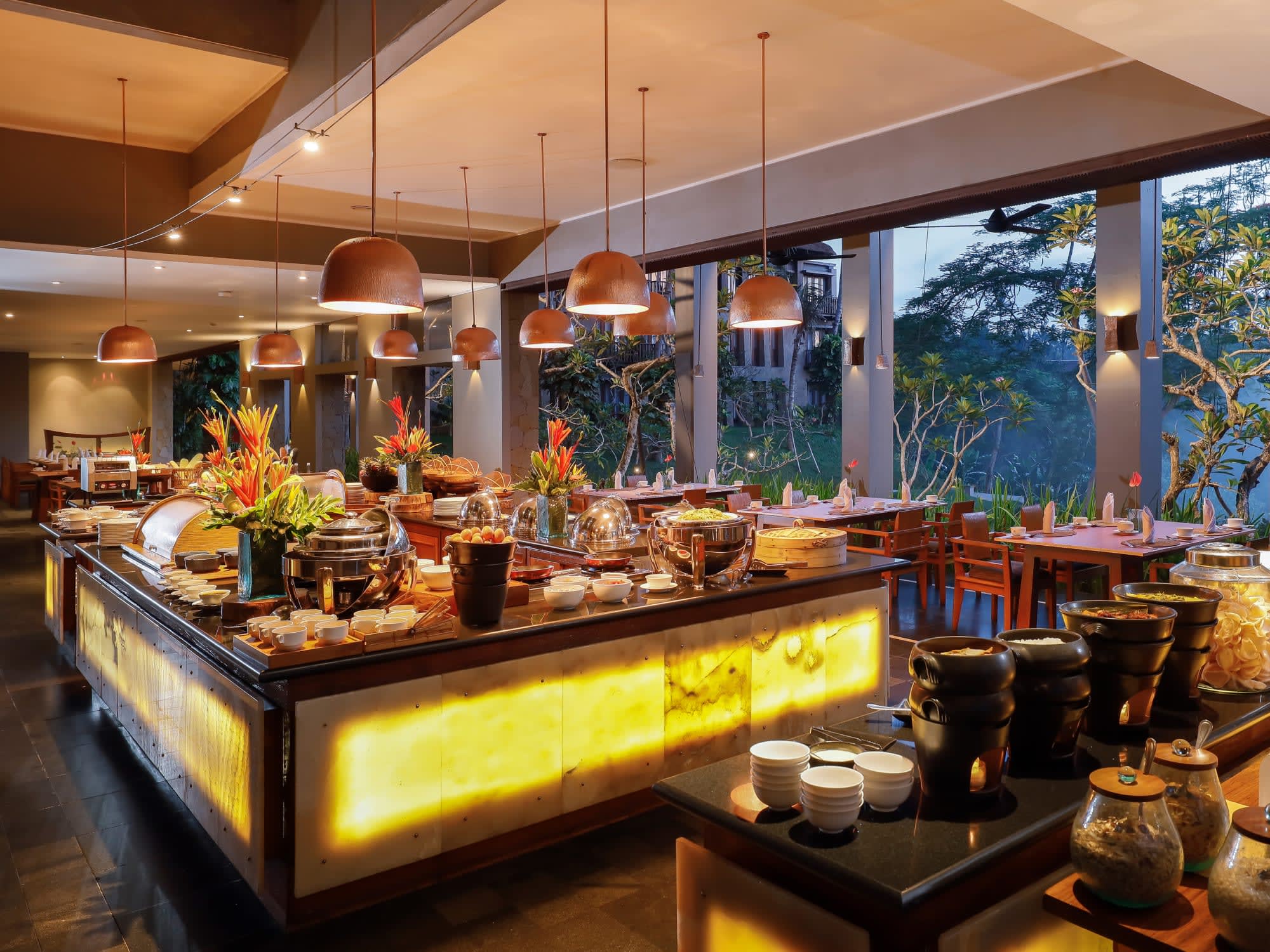 Maya Ubud Resort & Spa in Zentral-Bali | Ubud: Maya Ubud Resort and Spa Restaurant