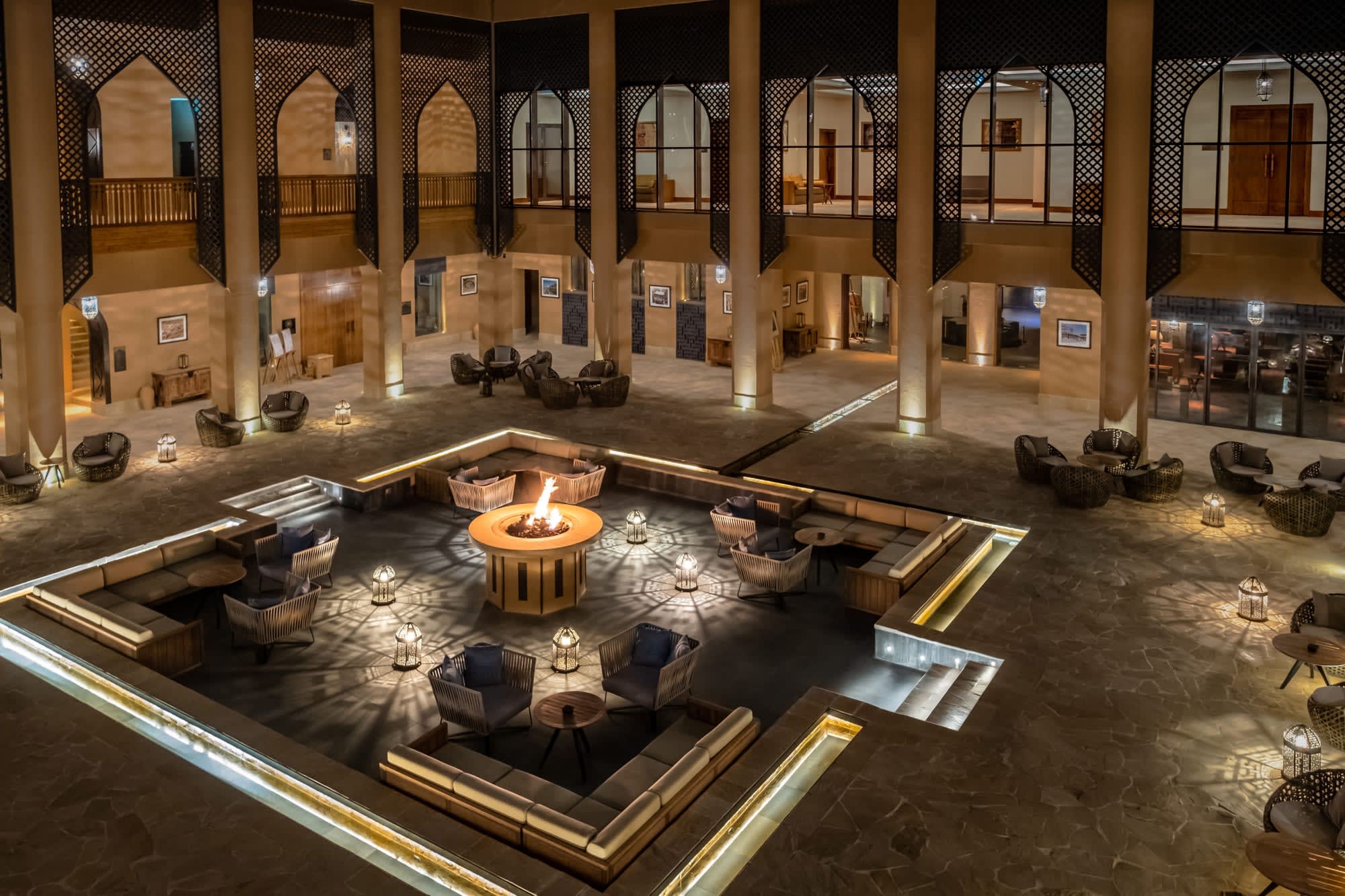 Anantara Al Jabal Al Akhdar Resort in Gebirge:  Anantara Al Jabal Al Akhdar Resort - Courtyard