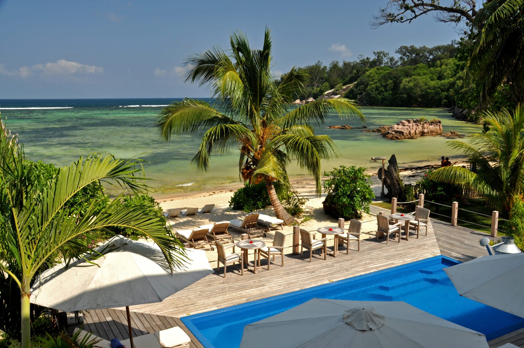 Crown Beach in Mahé: Crown Beach Pool