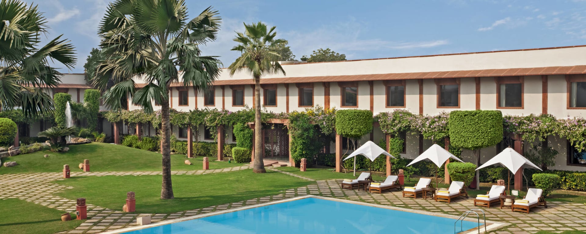 The Trident Agra:  Indien The Trident Agra Pool