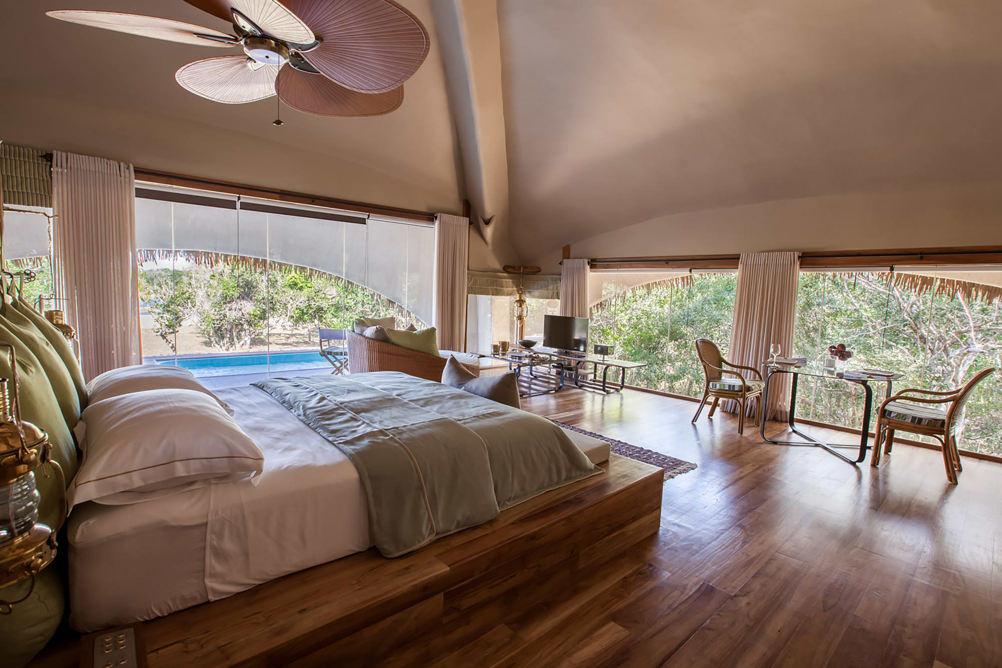 Uga Chena Huts in Yala National Park:  Sri Lanka Chena Huts Wohnbeispiel