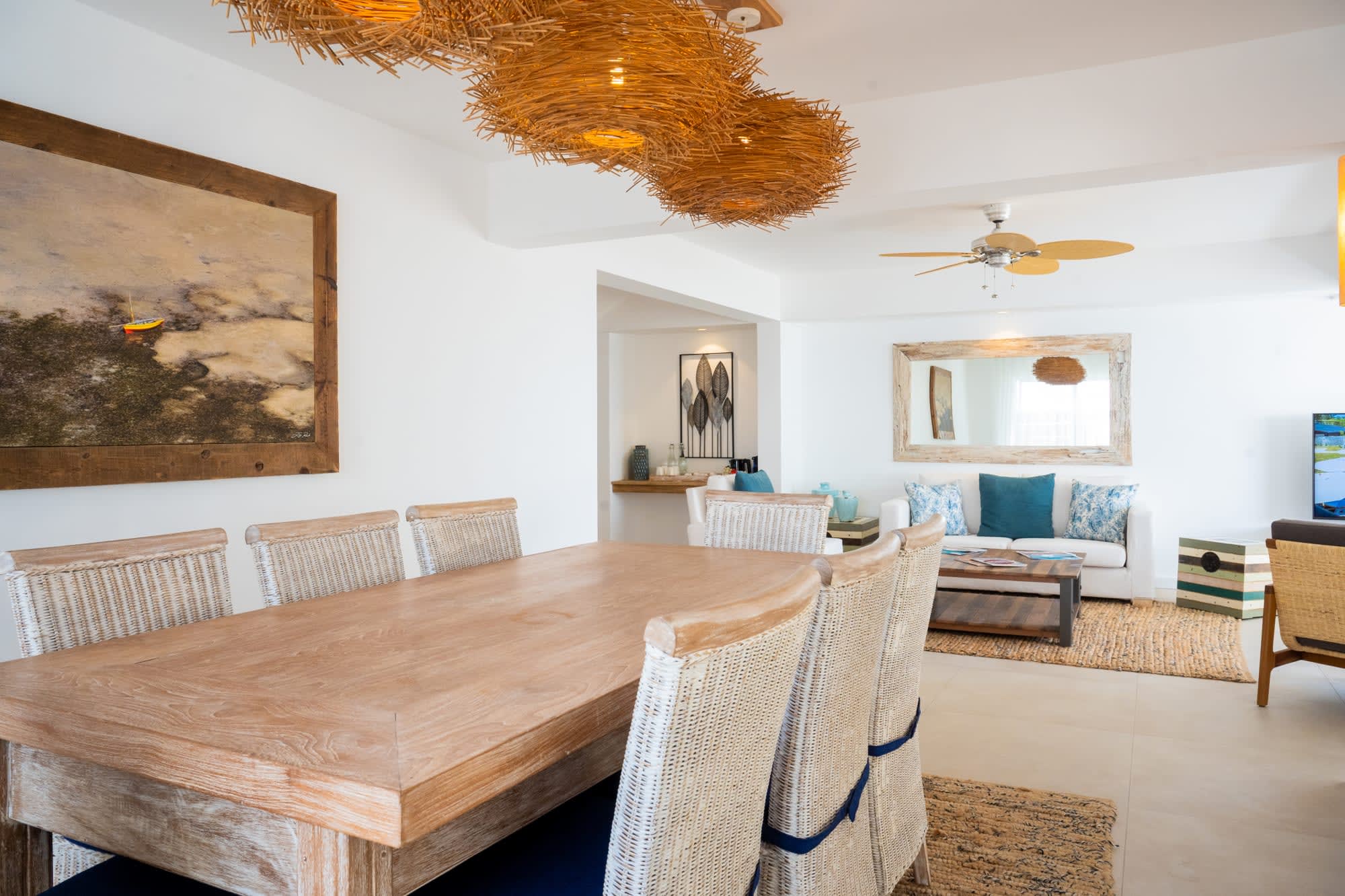 Seapoint Boutique Hotel in Nord | Nordwesten: Mauritius Seapoint Boutique Hotel Coin de Mire Villa- Wohnzimmer