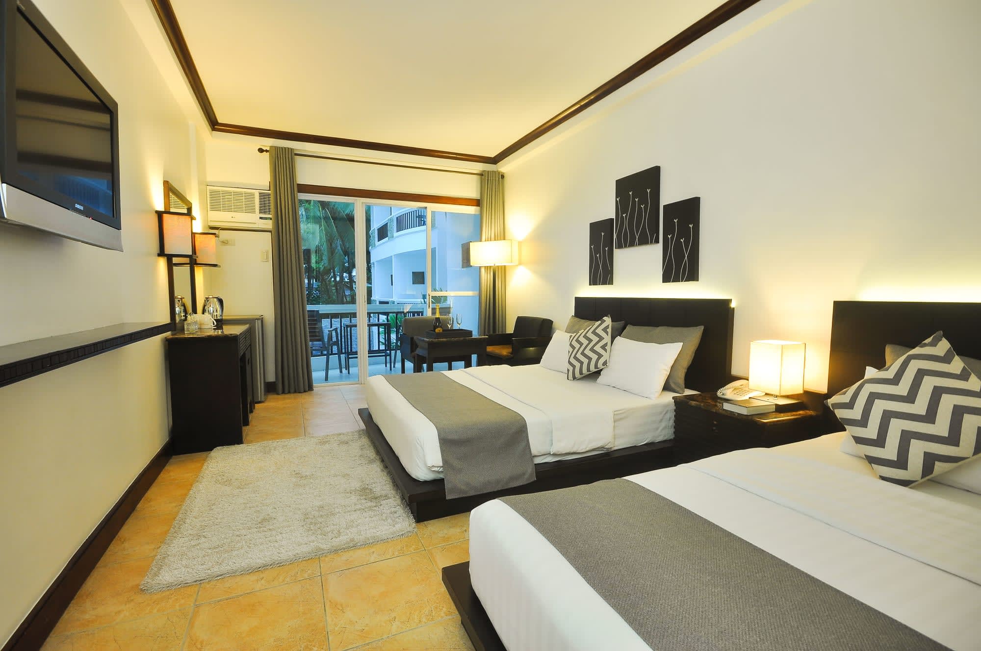 Boracay Ocean Club:  Boracay Ocean Club Deluxe Twin Zimmer
