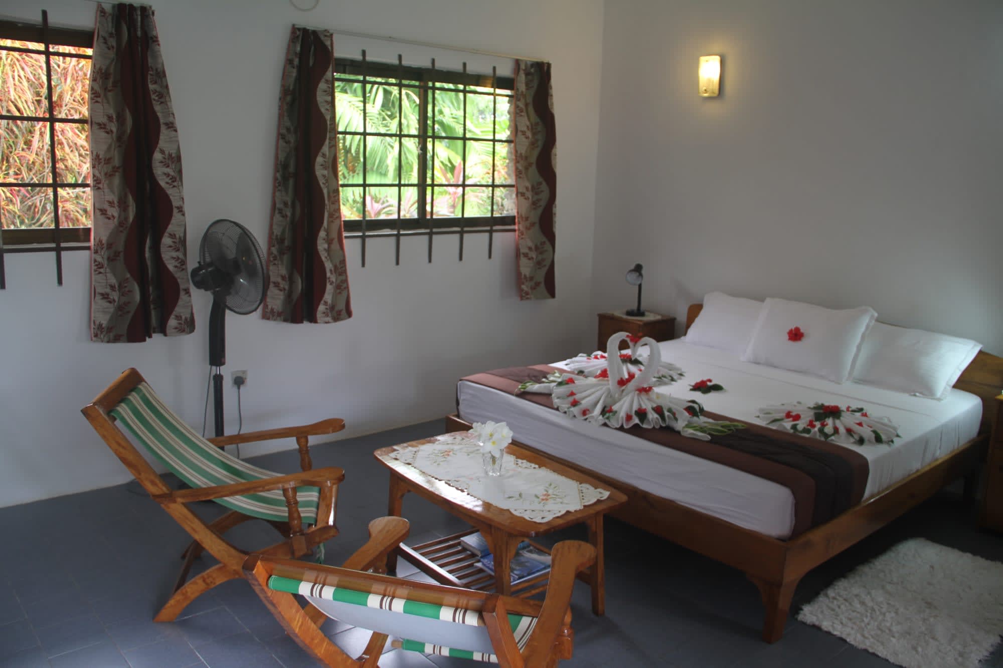 Daniella's Bungalows in Mahé:  Daniellas Bungalows Wohnbeispiel