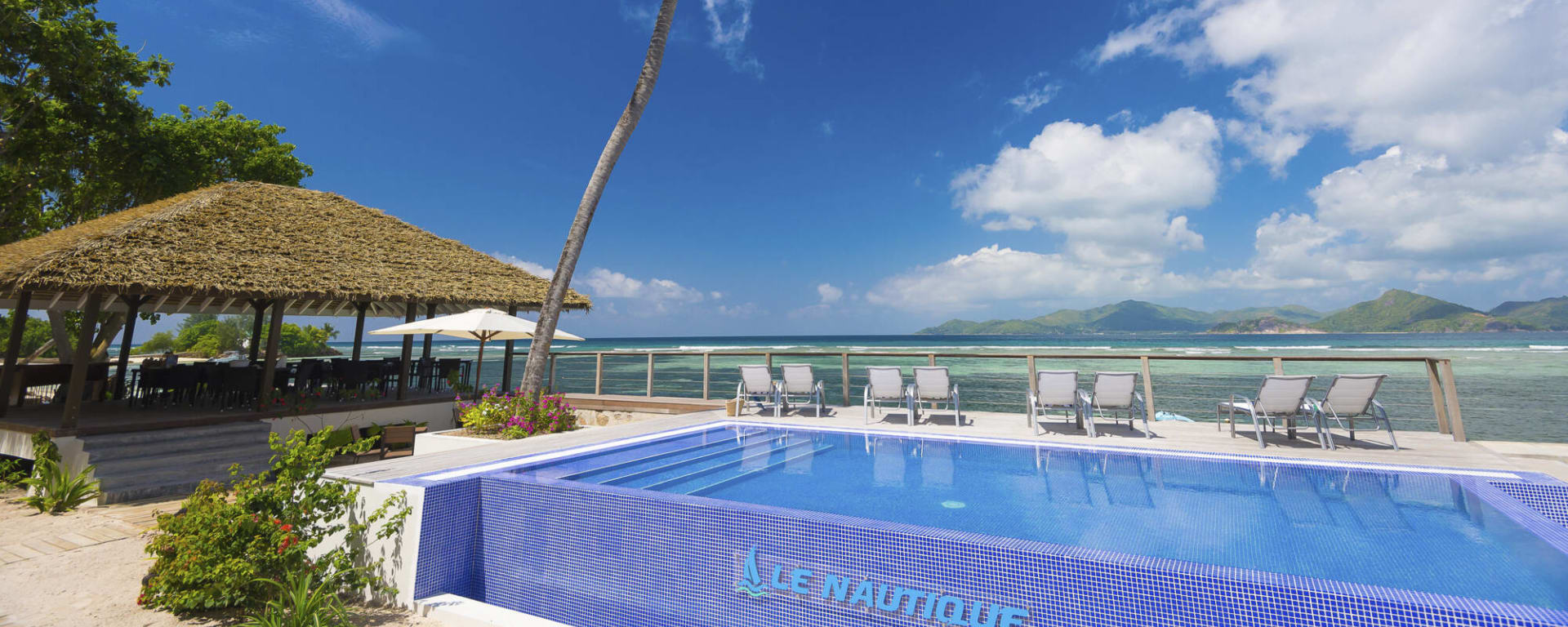 Le Nautique Luxury Waterfront Hotel in La Digue: Seychellen Le Nautique Luxury Waterfront Hotel Pool