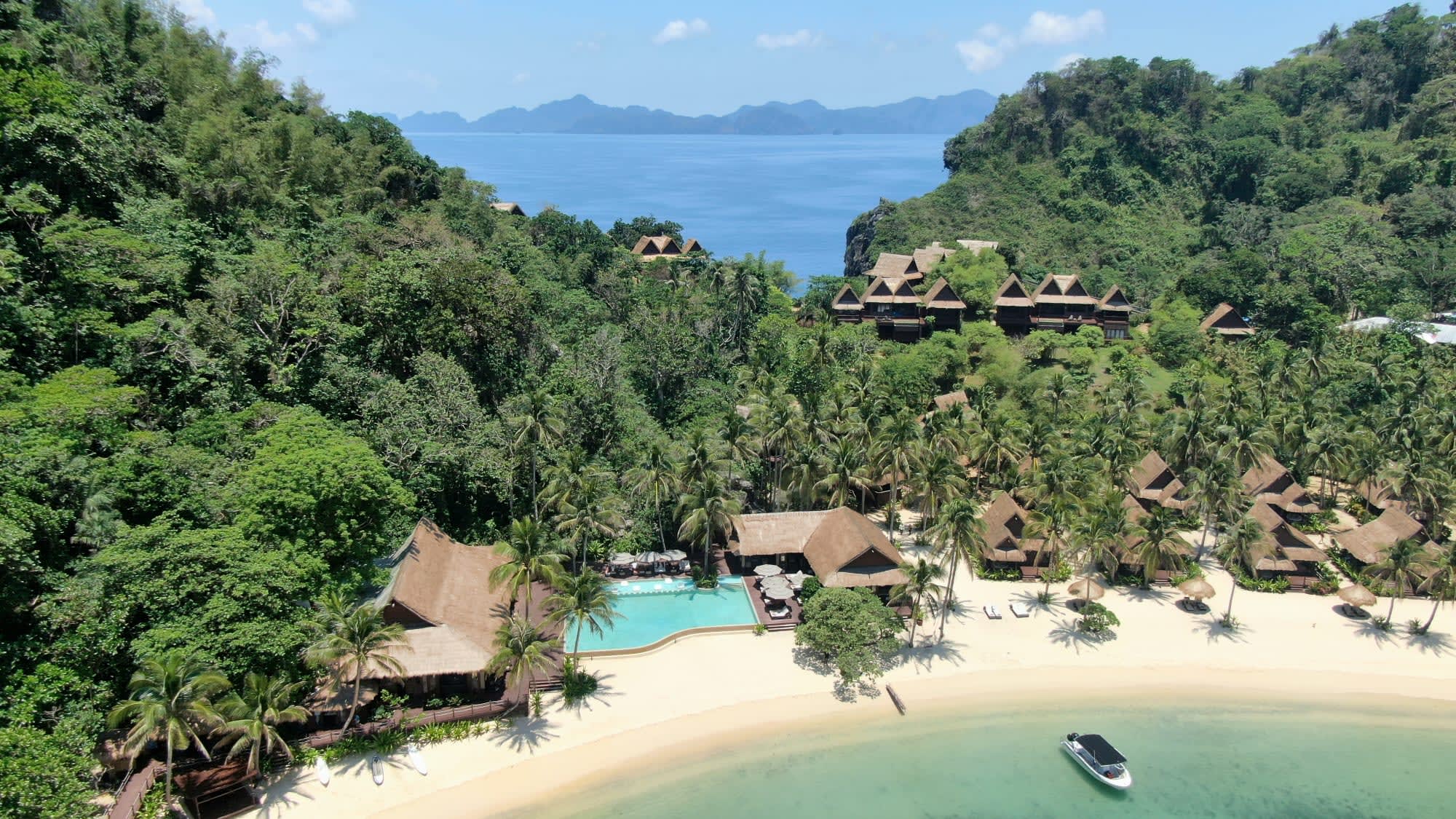 Inselwelten Palawan: beach: Philippinen Cauayan Island Resort Strand