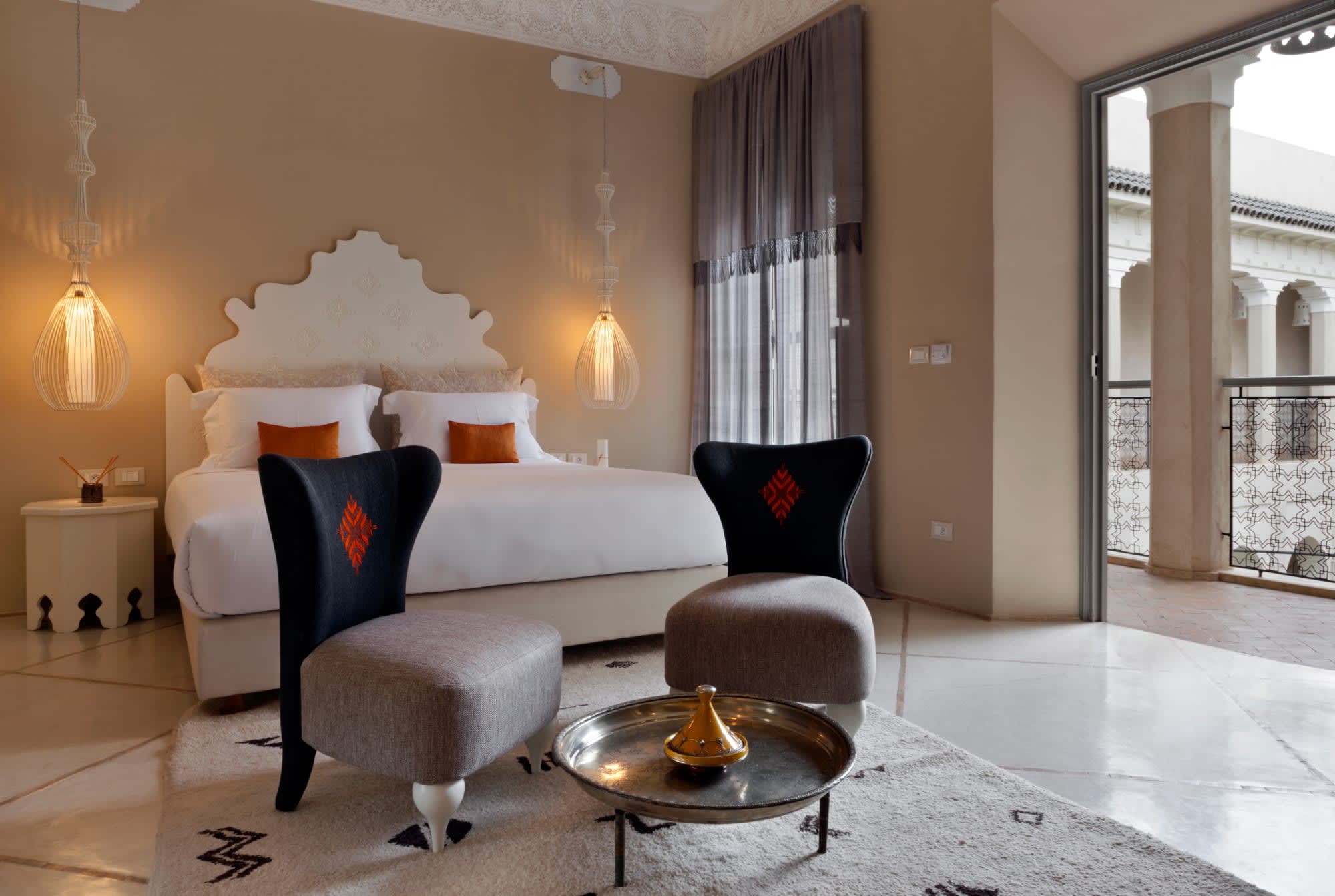 Riad Nashira in Marrakesch: Riad Nashira Marrakesch Wohnbeispiel