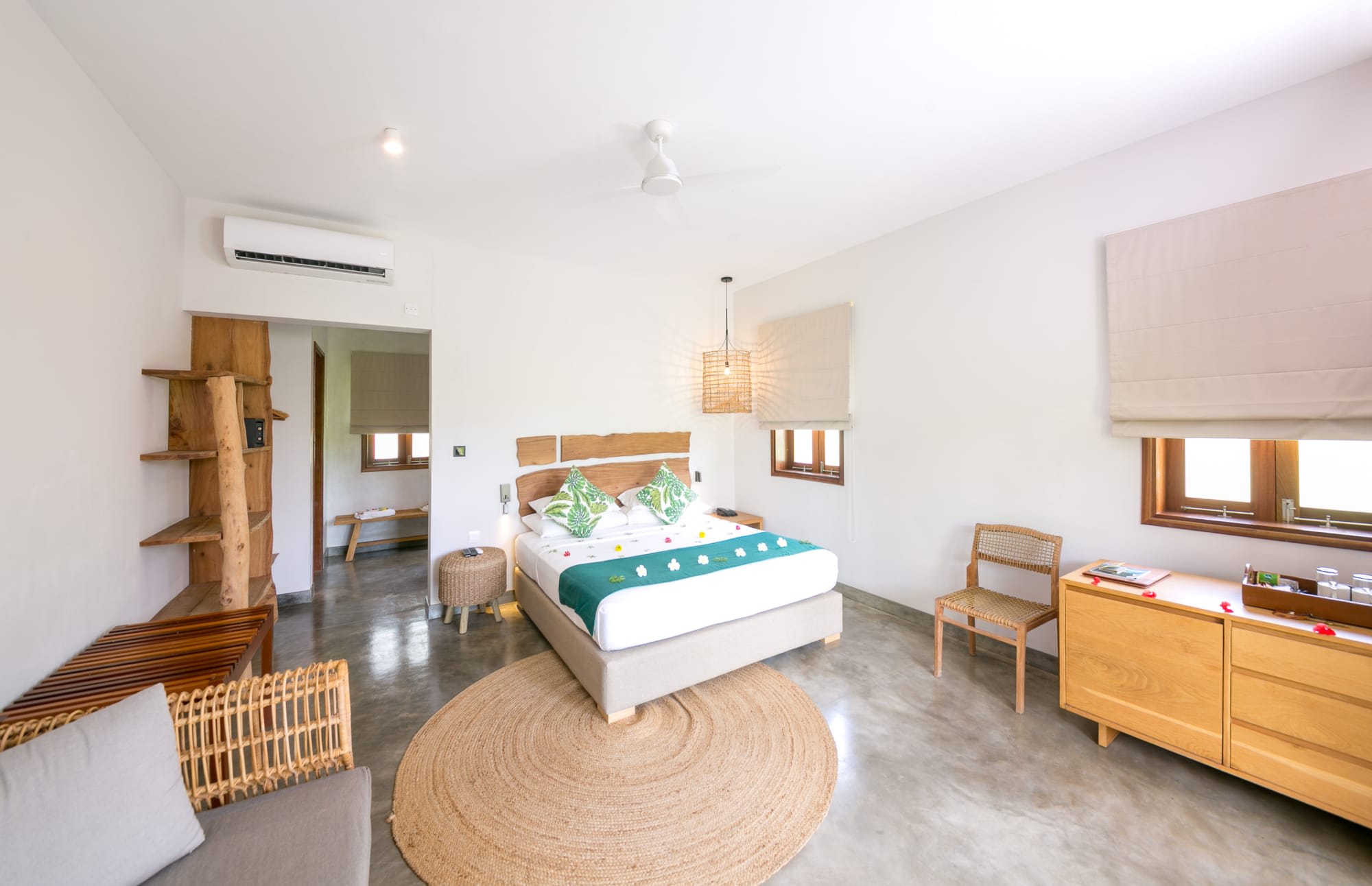Les Lauriers Eco Hotel in Praslin: Seychellen Les Lauriers Superior-Zimmer