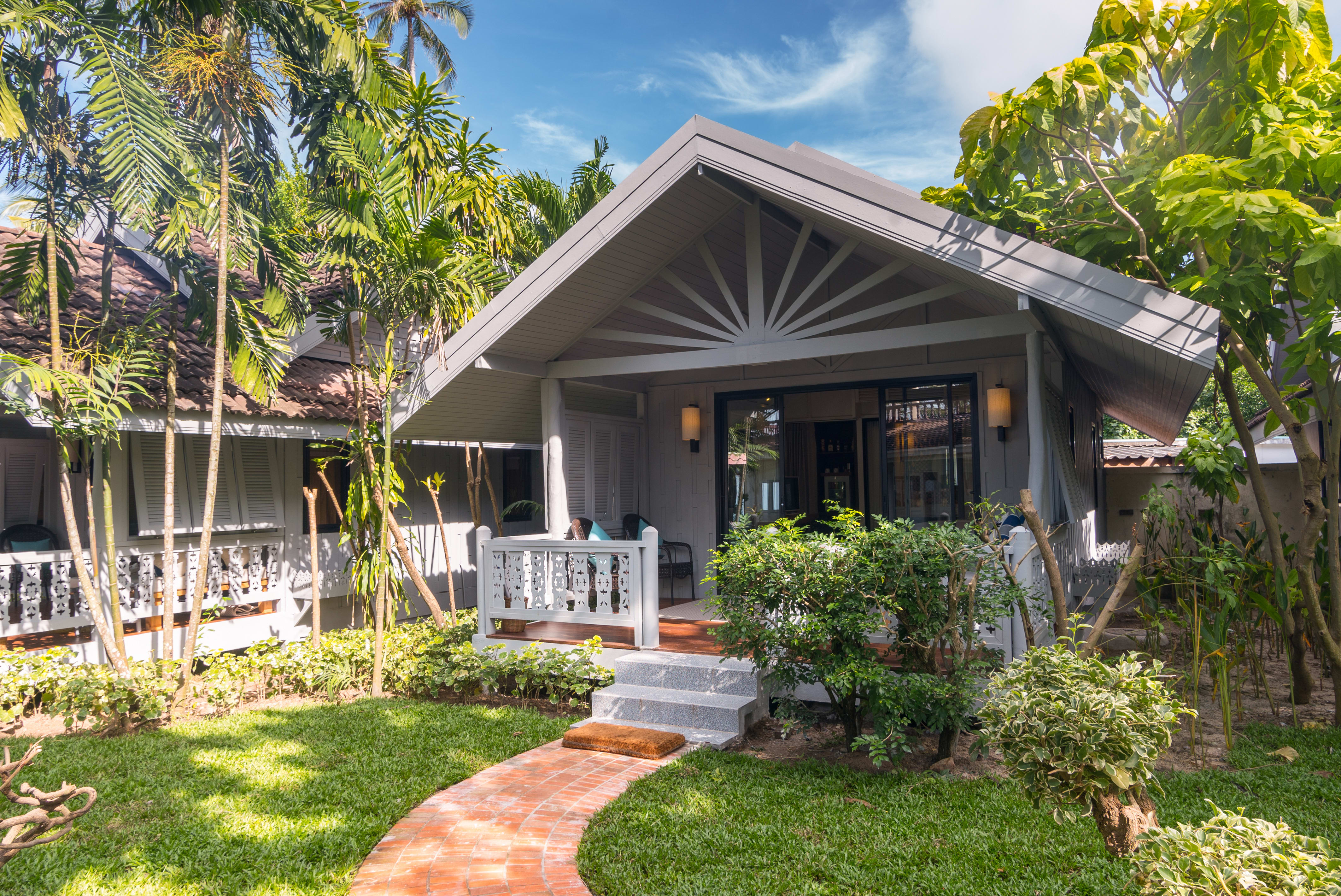 Paradise Beach Resort in Ko Samui:  Thailand Paradise Beach Resort Villa Aussenansicht