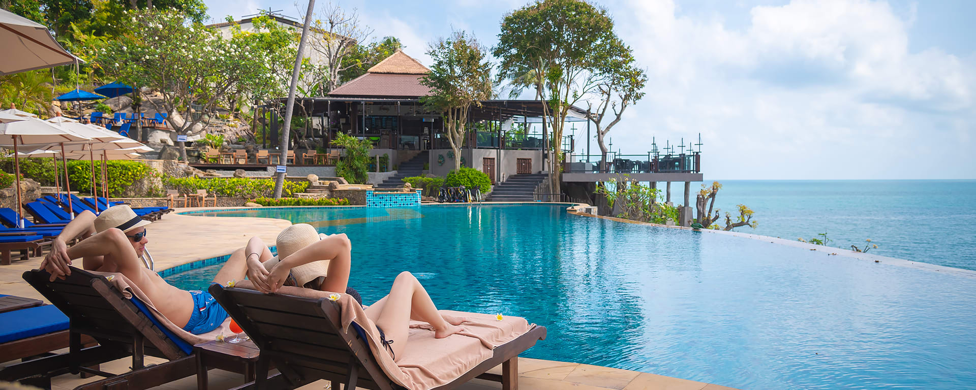 Panviman Resort in Ko Phangan: Thailand Panviman Resort Pool Deck Bar