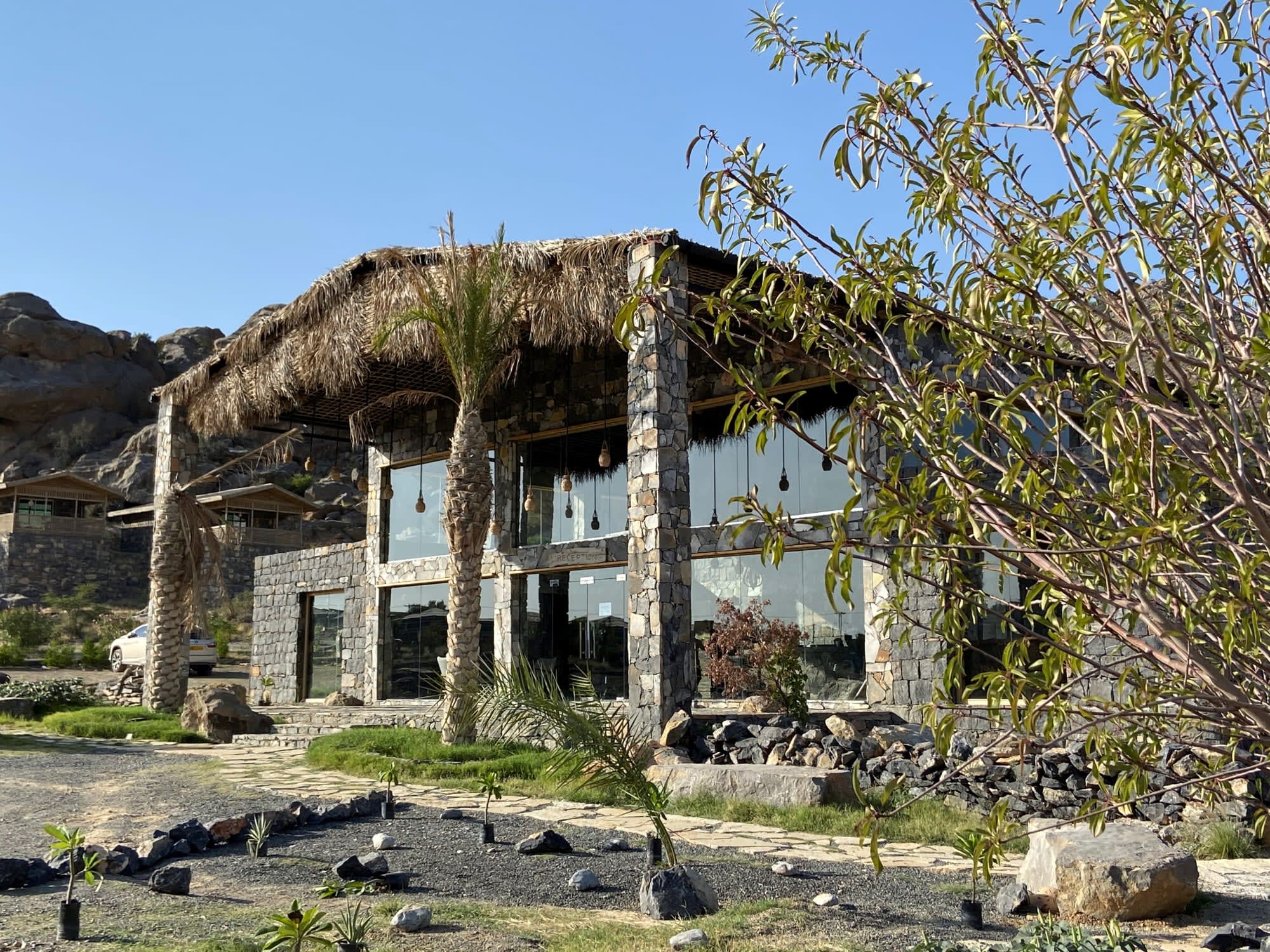 Sama Heights Resort in Gebirge: Oman Sama Heights Resort - Rezeption