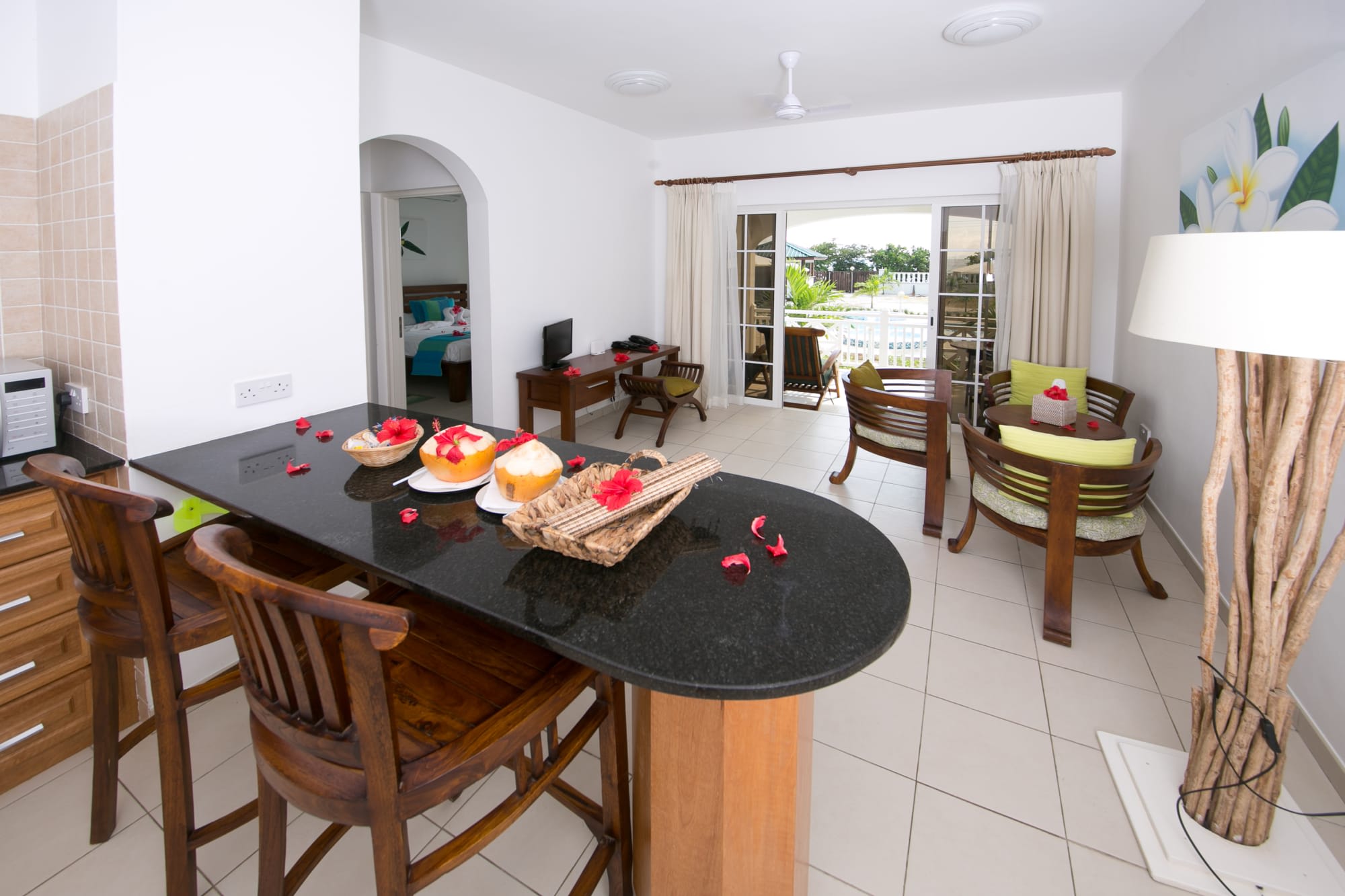Villa Koket in Mahé:  Seychellen Villa Koket Wohnbeispiel