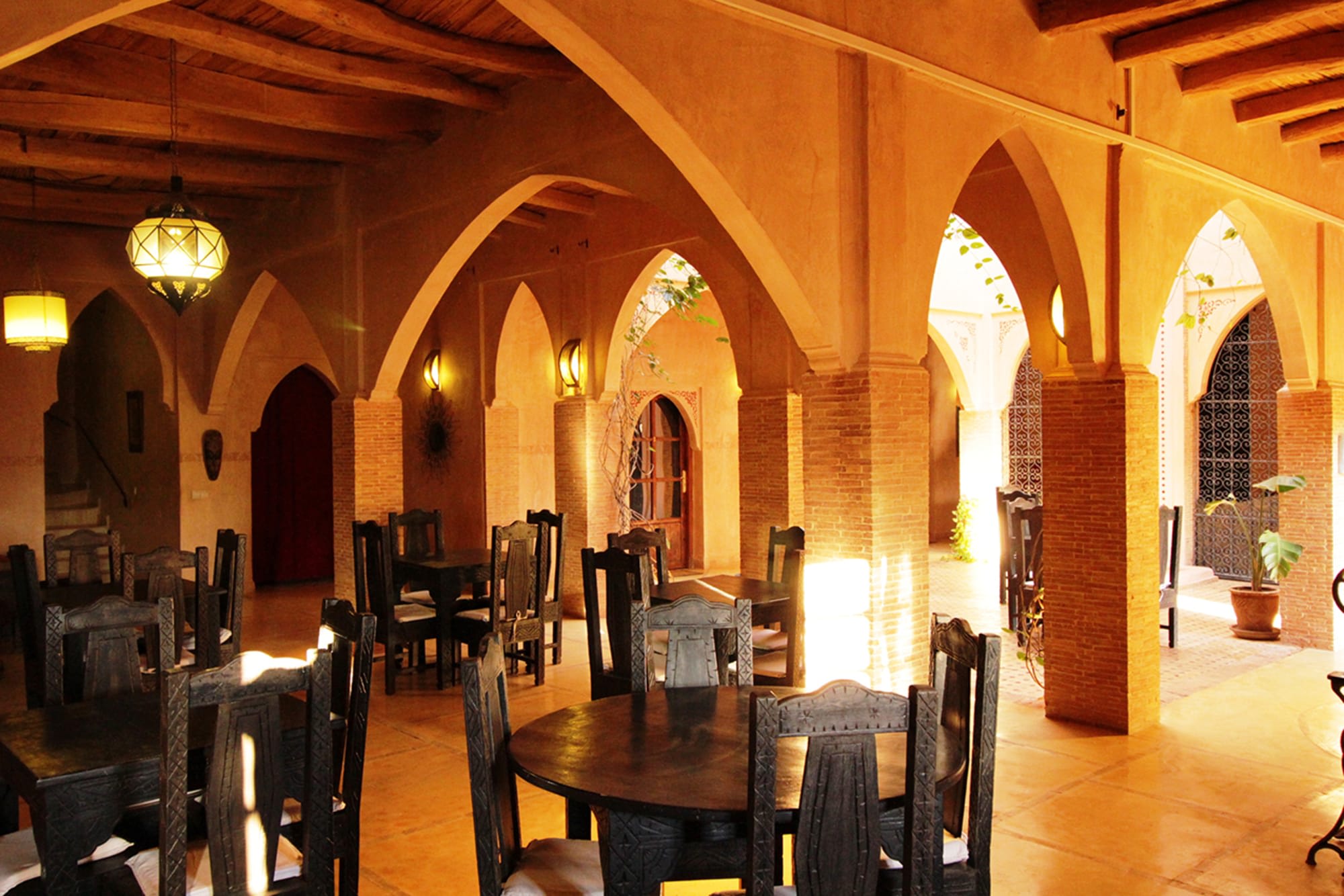 Kasbah Ouzoud in Atlasgebirge:  Marokko Kasbah Ouzoud 