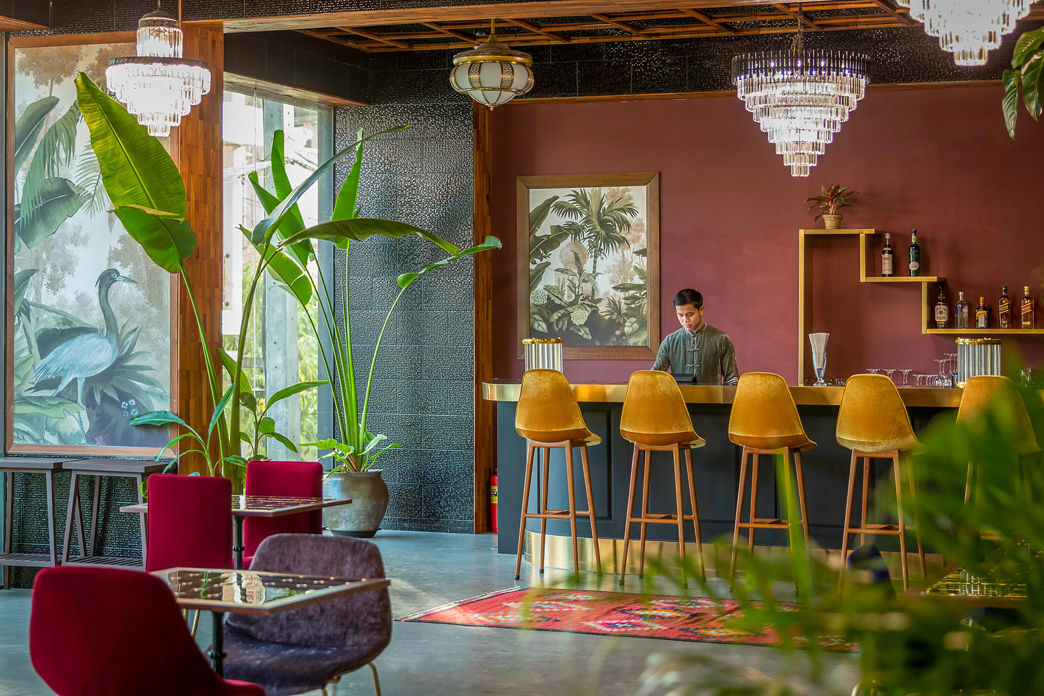 Lao Poet Hotel in Vientiane: Vientiane Lao Poet Hotel Bar