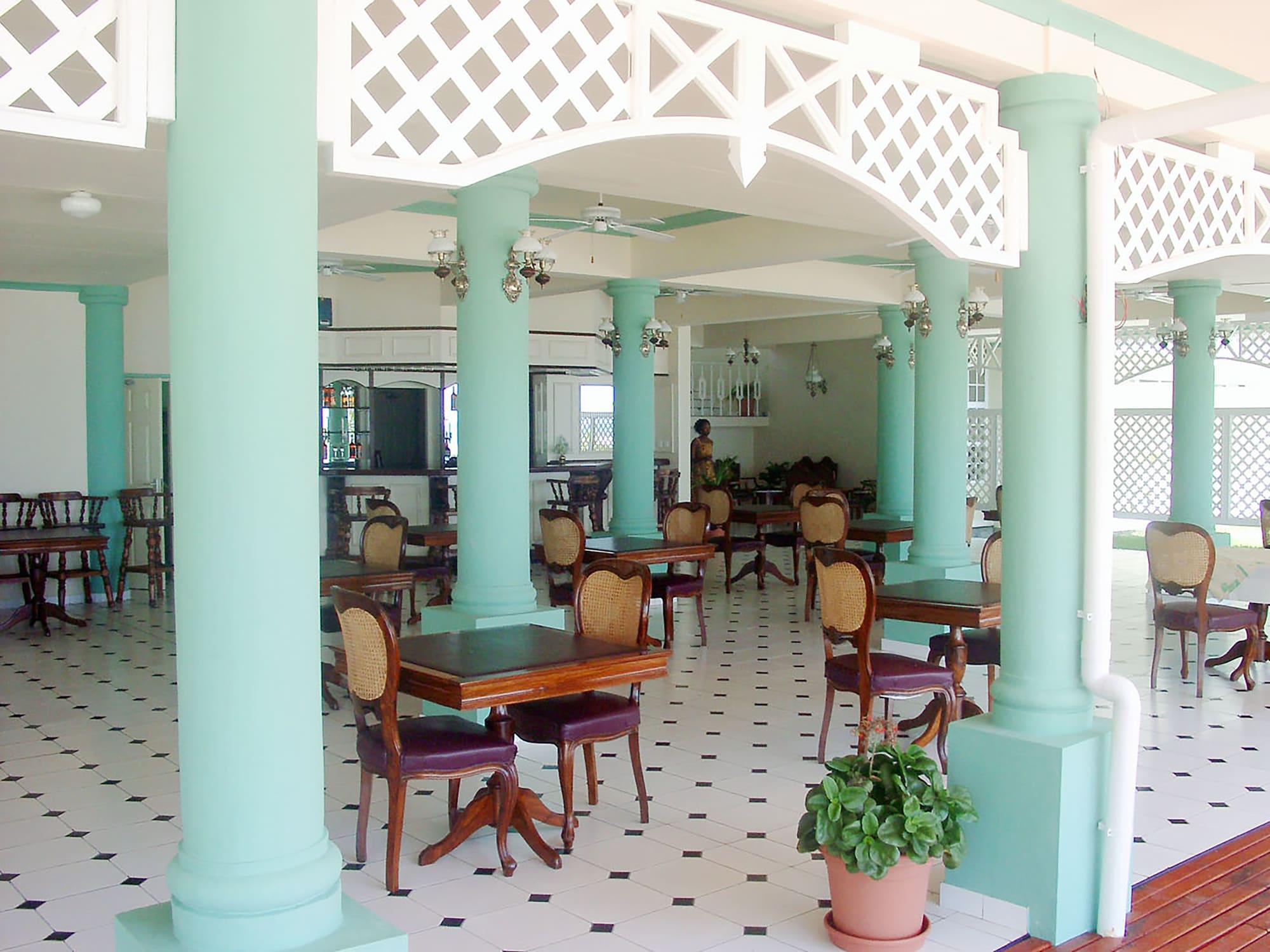 Palm Beach Hotel in Praslin: Seychellen Palm Beach Hotel Restaurant