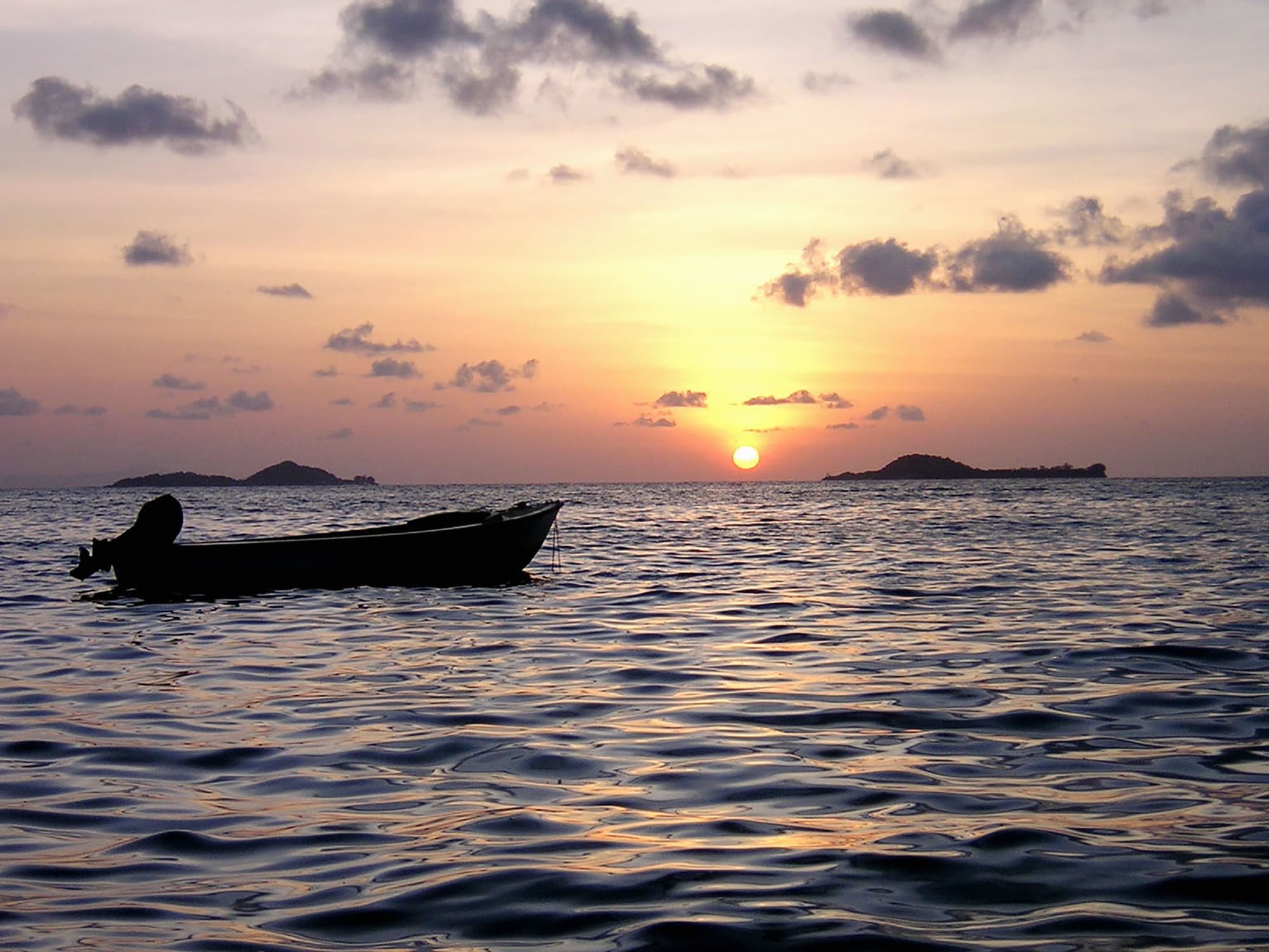Palm Beach Hotel in Praslin: Palm Beach - SUNSET