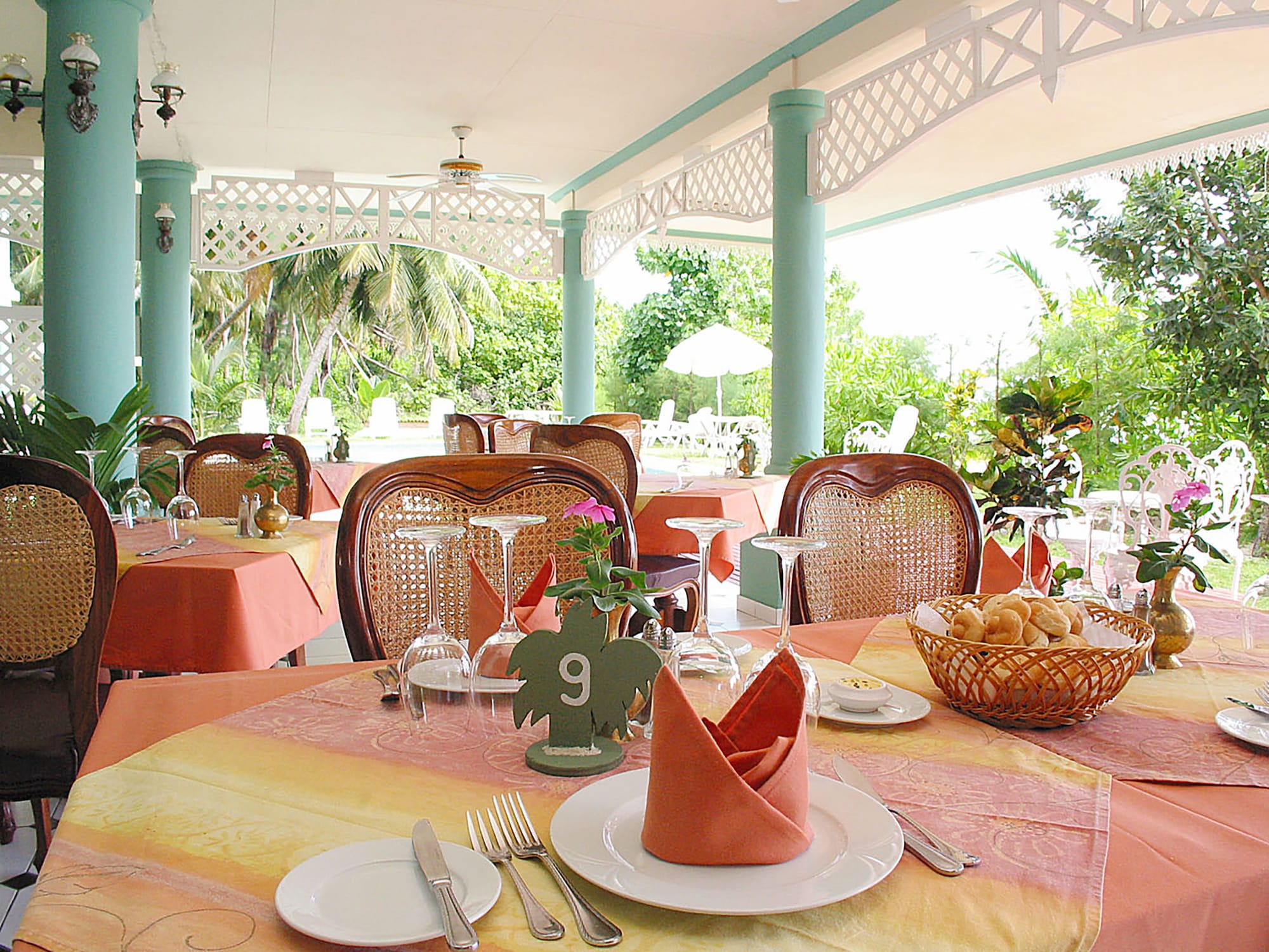 Palm Beach Hotel in Praslin: Seychellen Palm Beach Hotel Restaurant