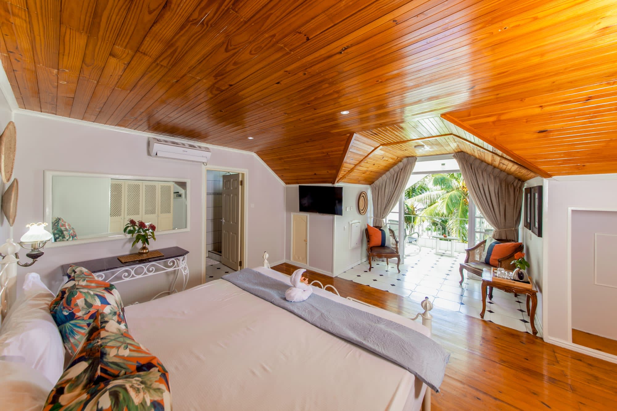 Palm Beach Hotel in Praslin: Palm Beach Hotel - Deluxe Zimmer