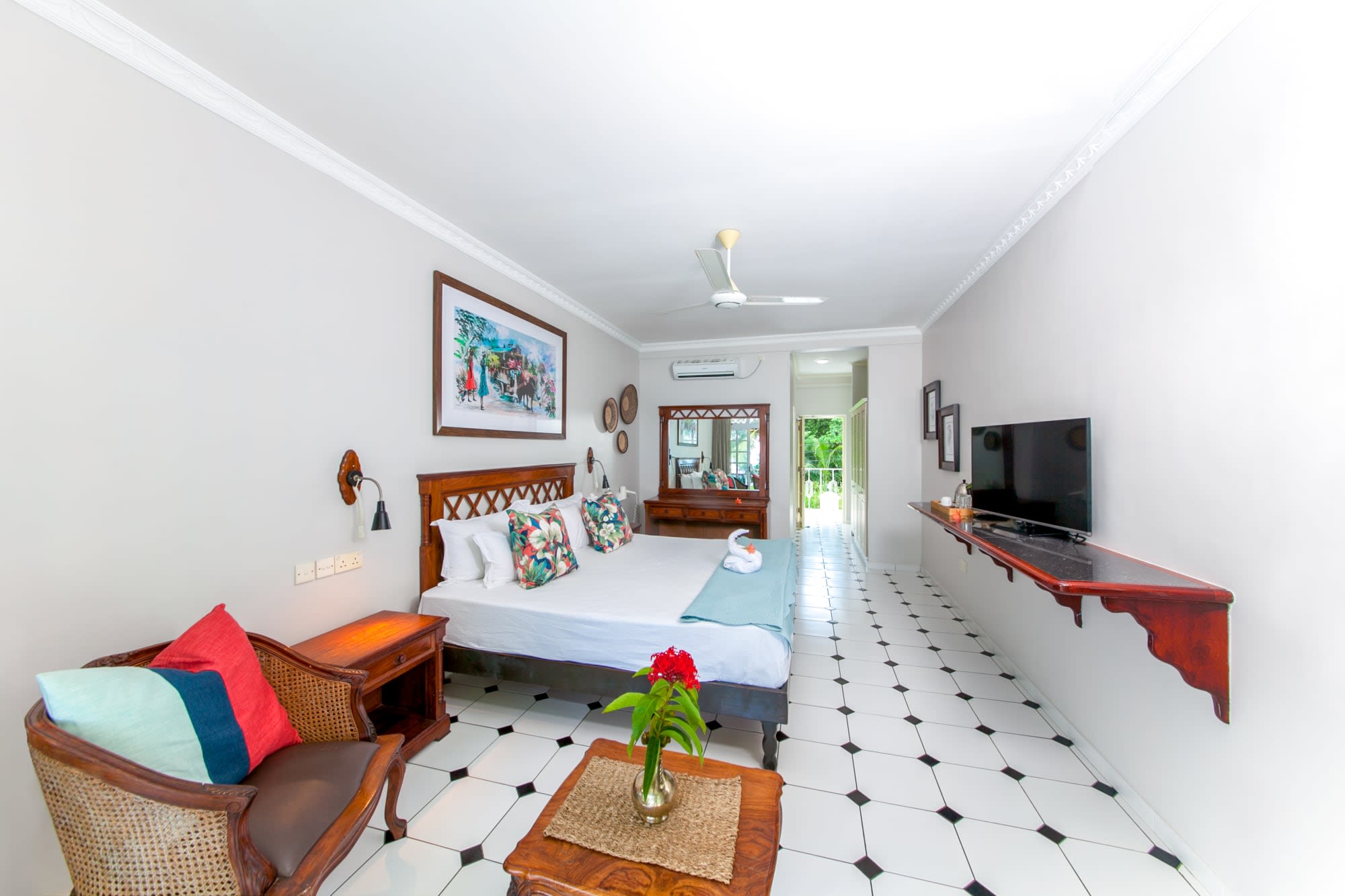 Palm Beach Hotel in Praslin: Palm Beach Hotel - Standard Zimmer