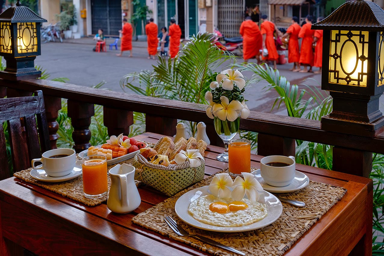 Pakse Hotel:  Pakse Pakse Hotel Frühstück