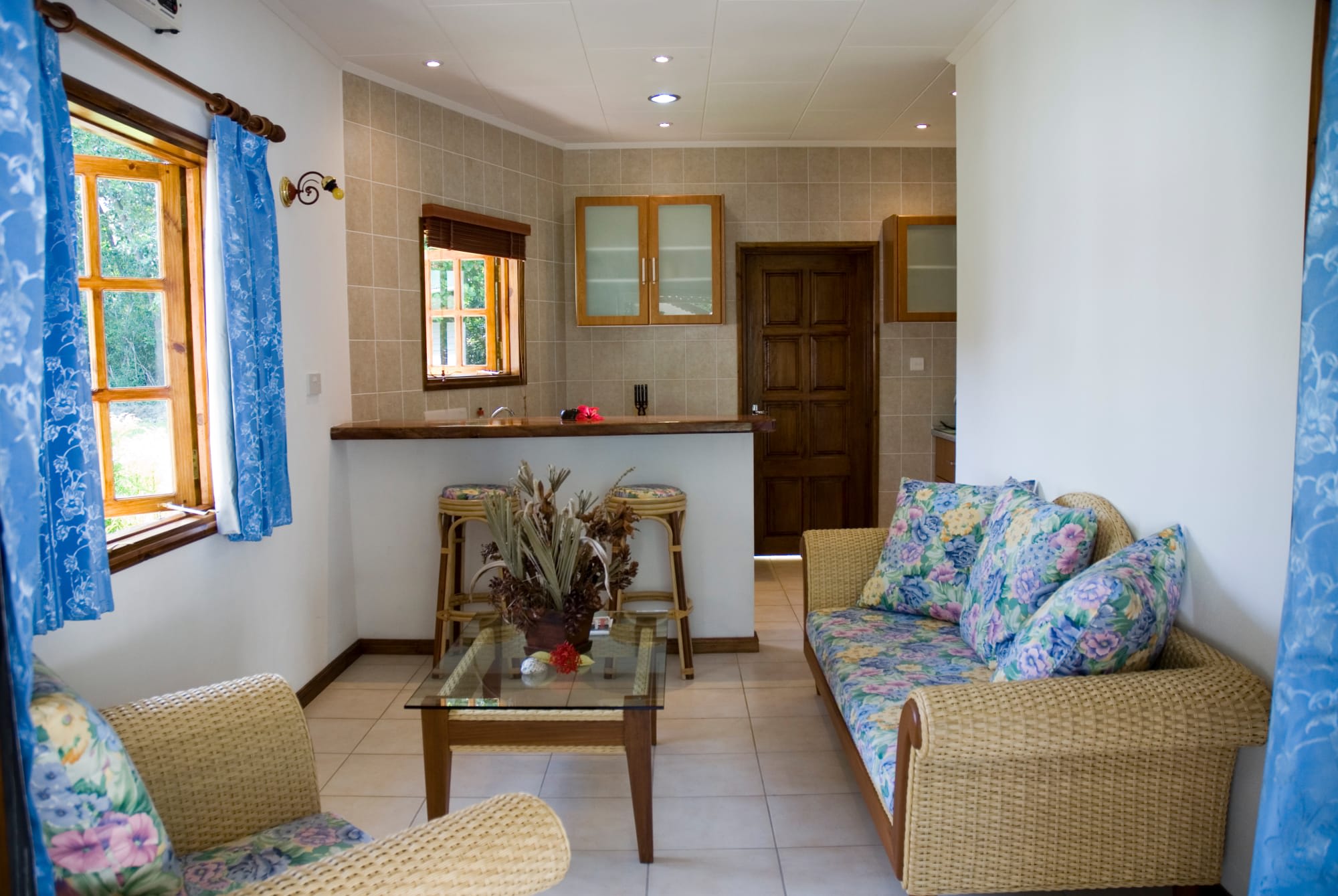 Villa Creole in La Digue:  La Digue Villa Creole Wohnbeispiel
