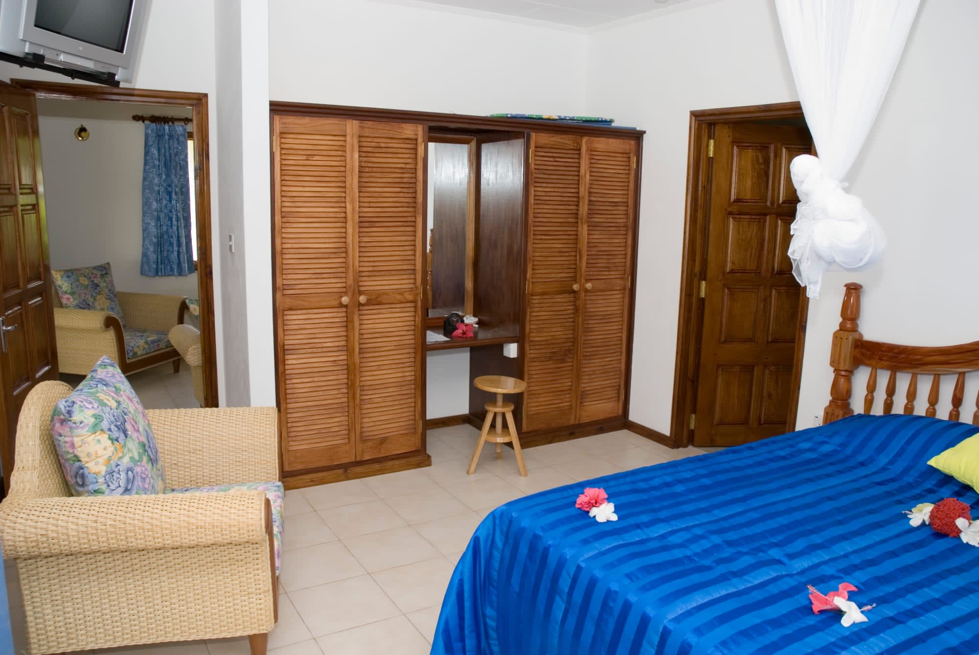 Villa Creole in La Digue:  La Digue Villa Creole Wohnbeispiel