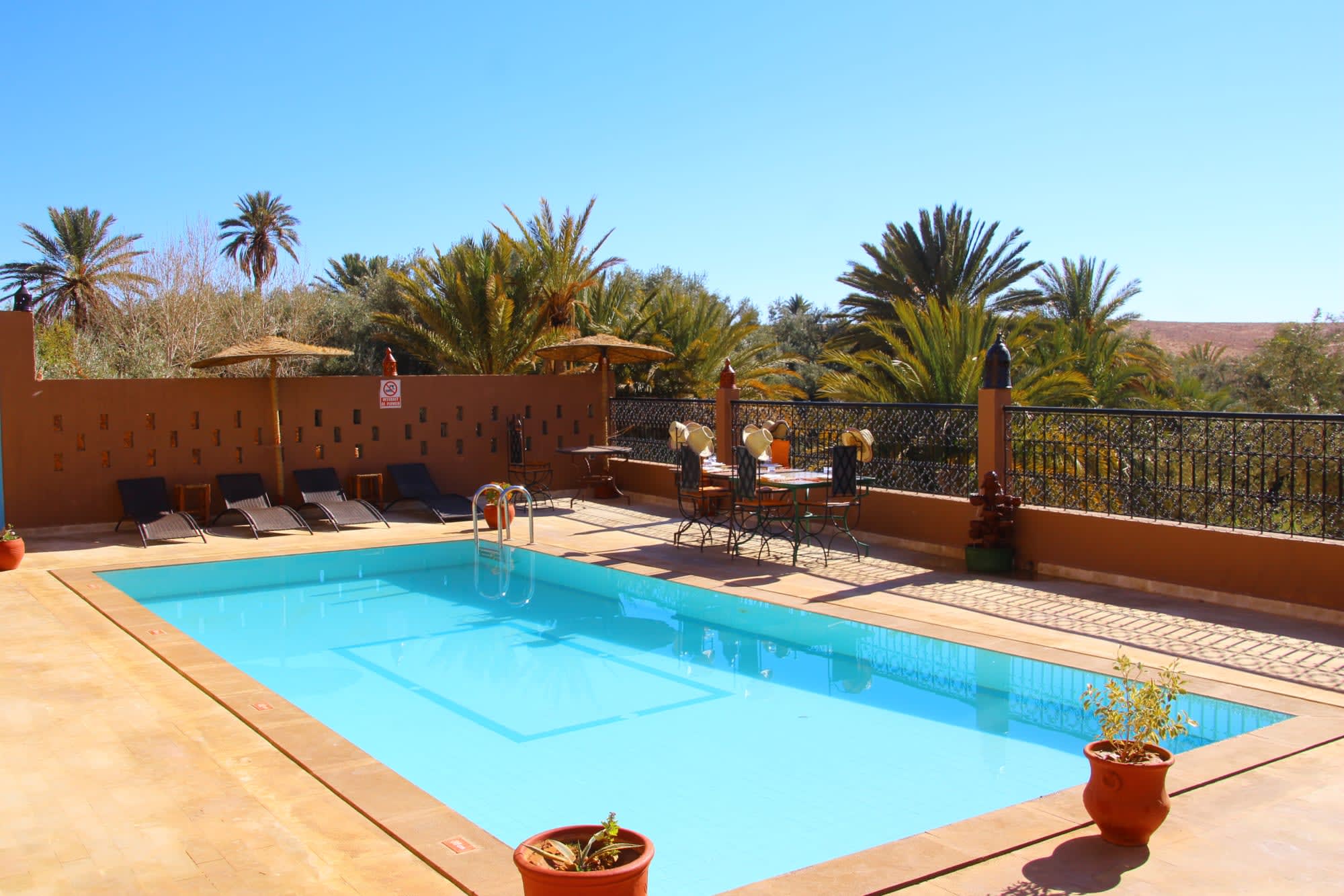 Riad Dar Bab Todra in Ouarzazate | Skoura | Dades-Tal:  Marokko Riad Dar Bab Todra Pool