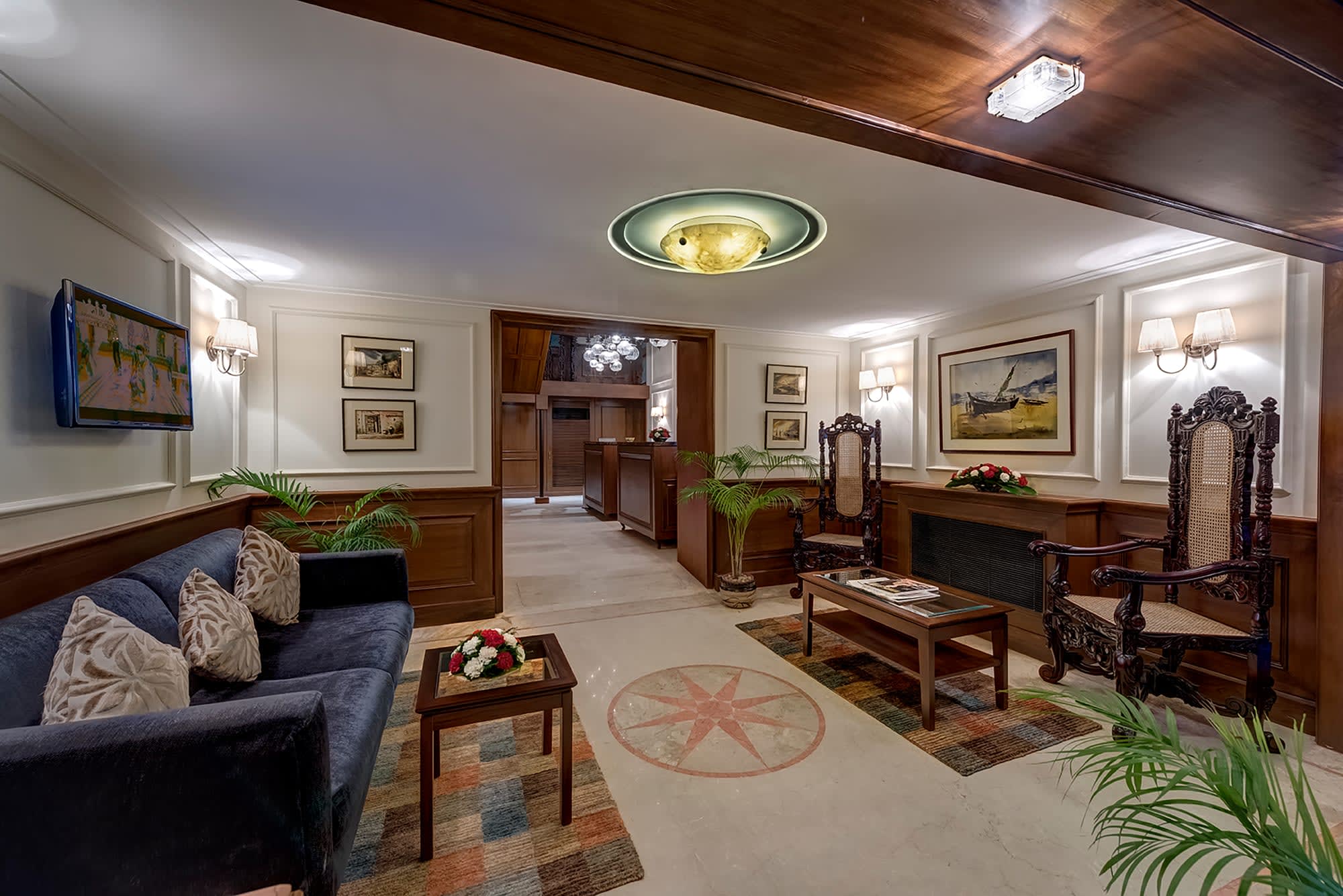 The Astor in Westbengalen | Kolkata:  Indien Kolkata The Astor Lobby