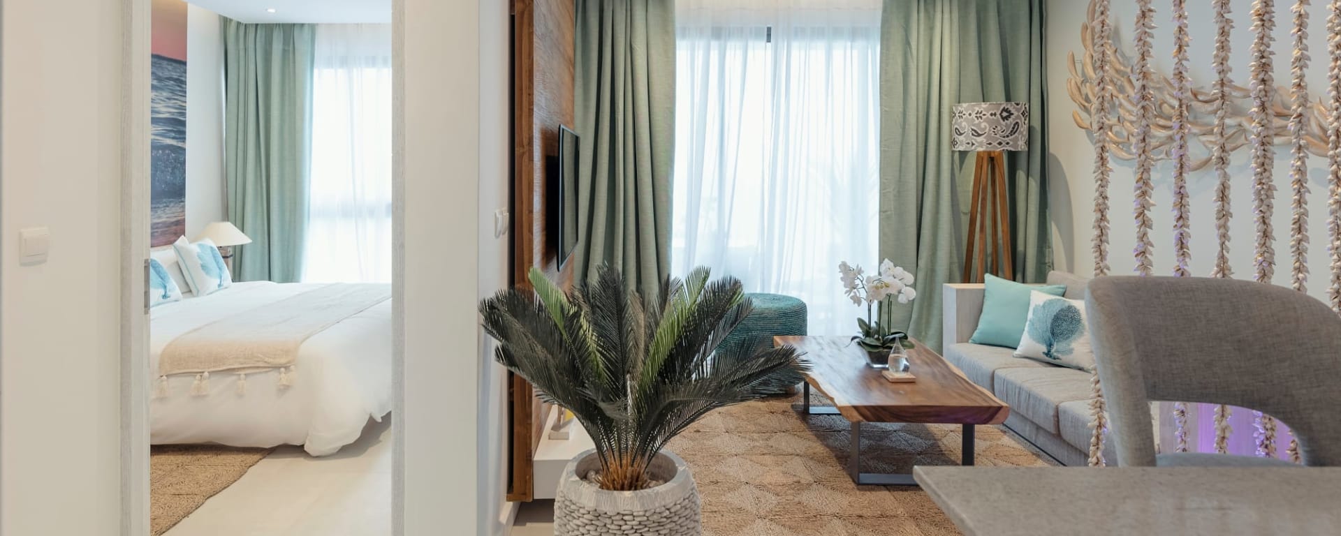Aqua Boutique Hotel in Mahé: Seychellen Aqua Boutique Hotel Wohnbeispiel