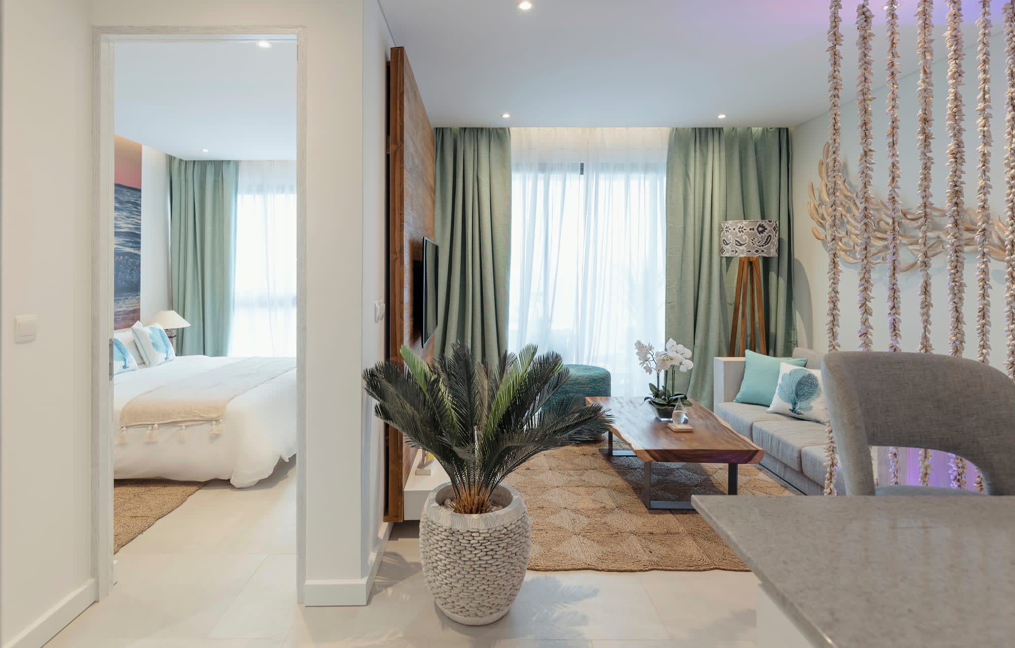 Aqua Boutique Hotel in Mahé: Seychellen Aqua Boutique Hotel Wohnbeispiel