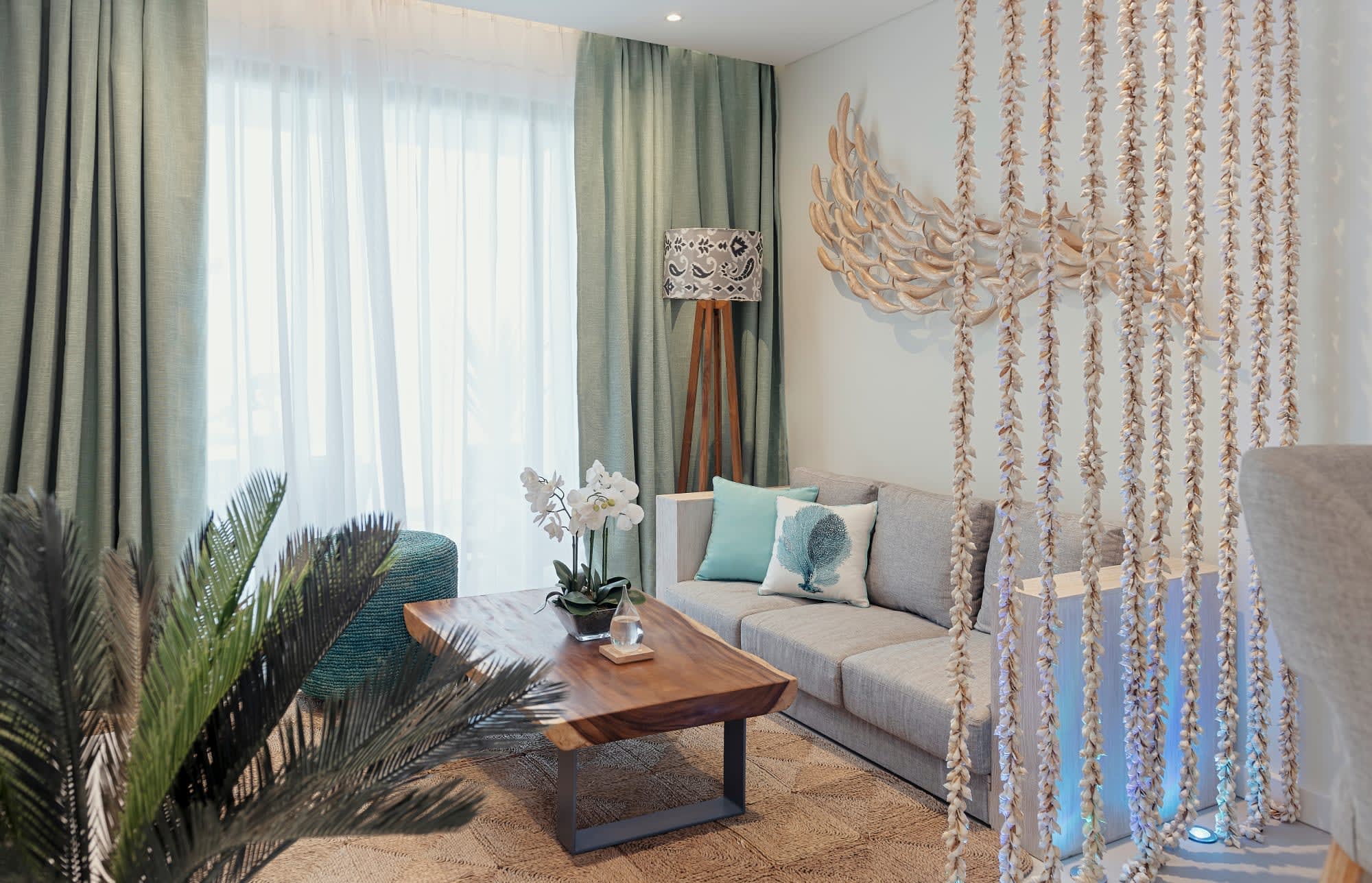 Aqua Boutique Hotel in Mahé: Seychellen Aqua Boutique Hotel Living-Area