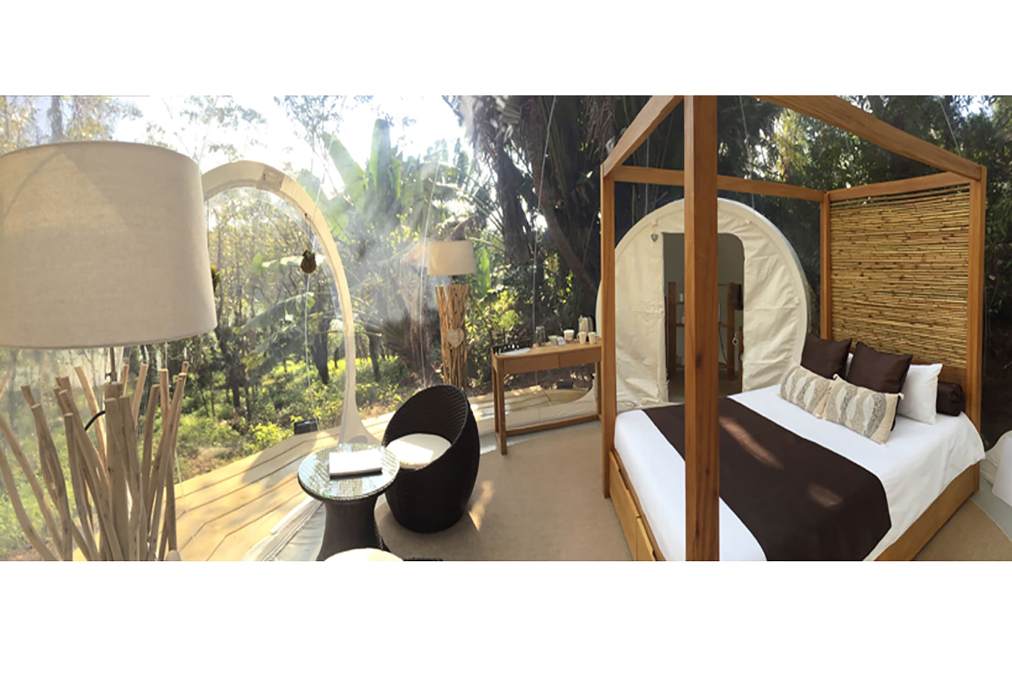 Bubble Lodge Bois Cheri in Süd | Südwesten: Mauritius Bubble Lodge Bois Cheri Wohnbeispiel