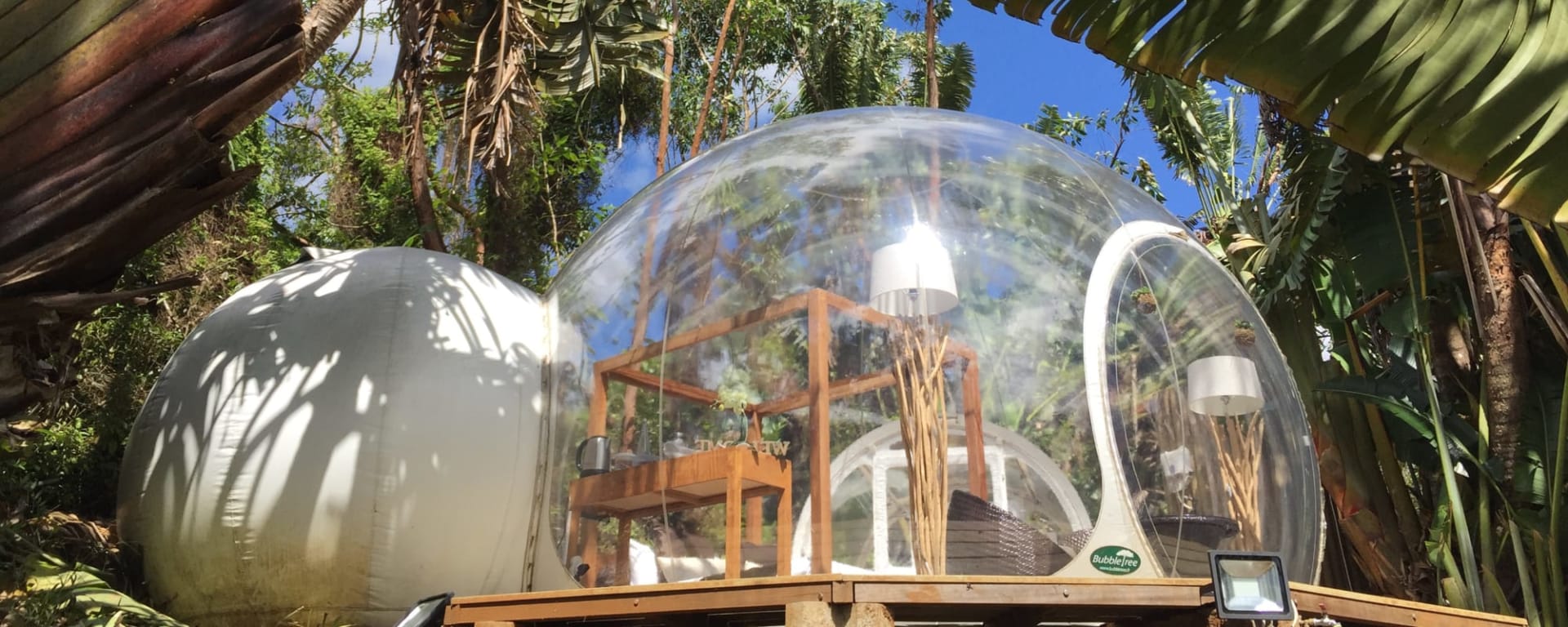 Bubble Lodge Bois Cheri in Süd | Südwesten: Mauritius Bubble Lodge Bois Cheri