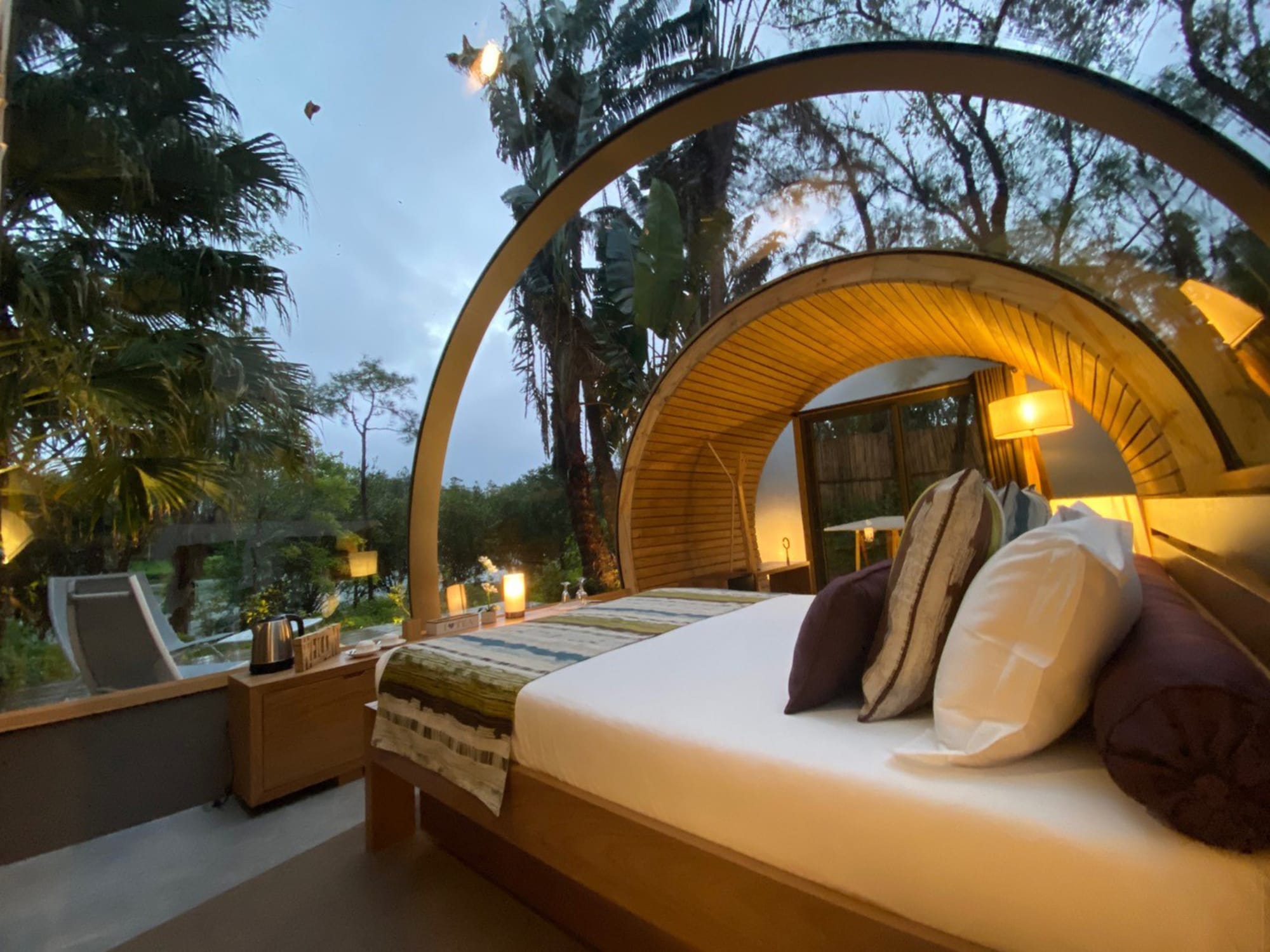 Bubble Lodge Bois Cheri in Süd | Südwesten: Mauritius Bubble Lodge Bois Cheri Wohnbeispiel
